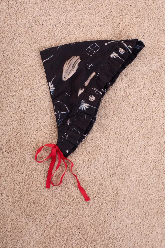 Kerchief Bonnet - Haunted - One of a Kind made by Samantha Pleet