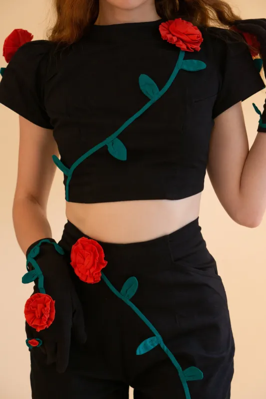 Persephone Blouse - Black made by Samantha Pleet