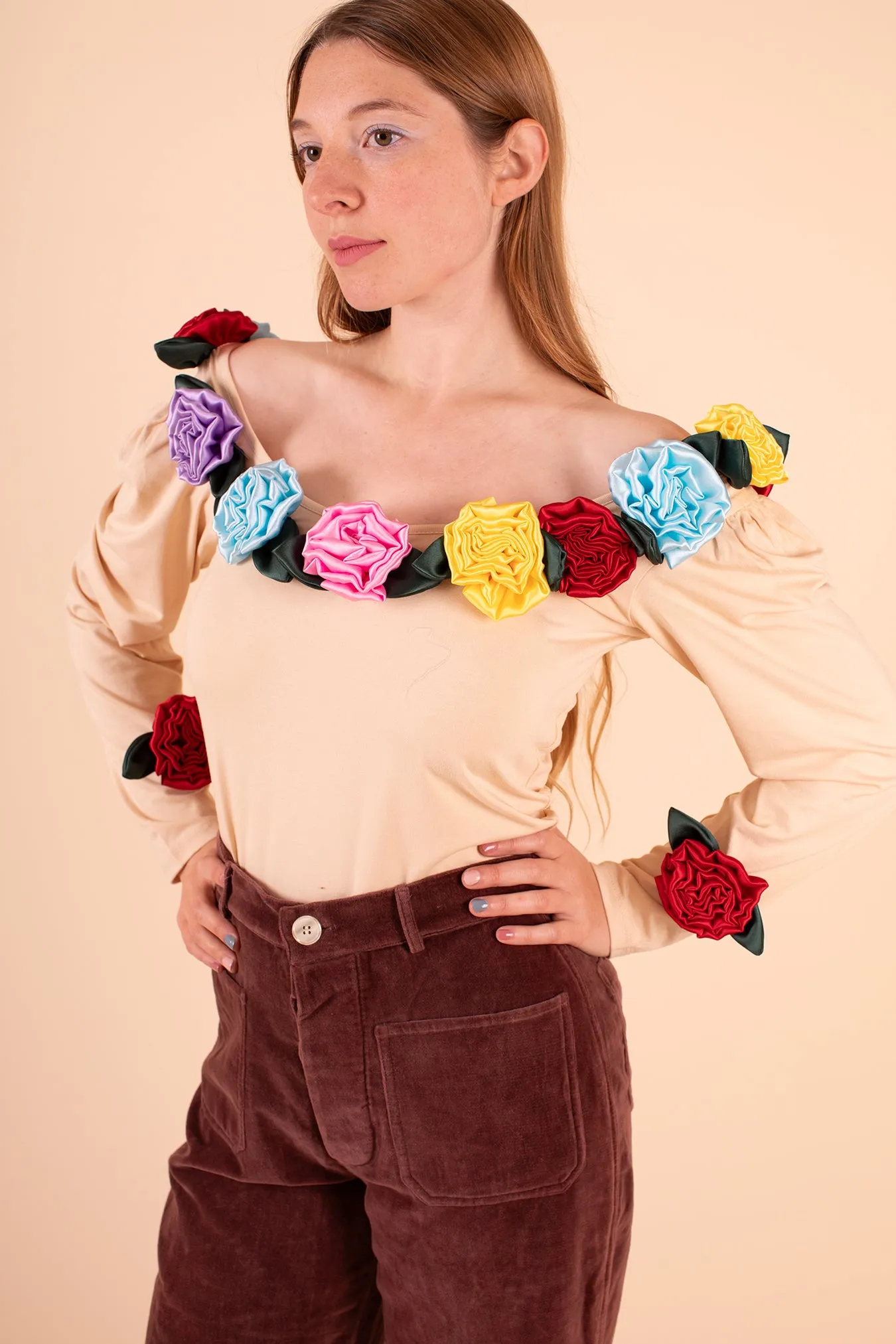 Persephone Garland Blouse sold by Samantha Pleet