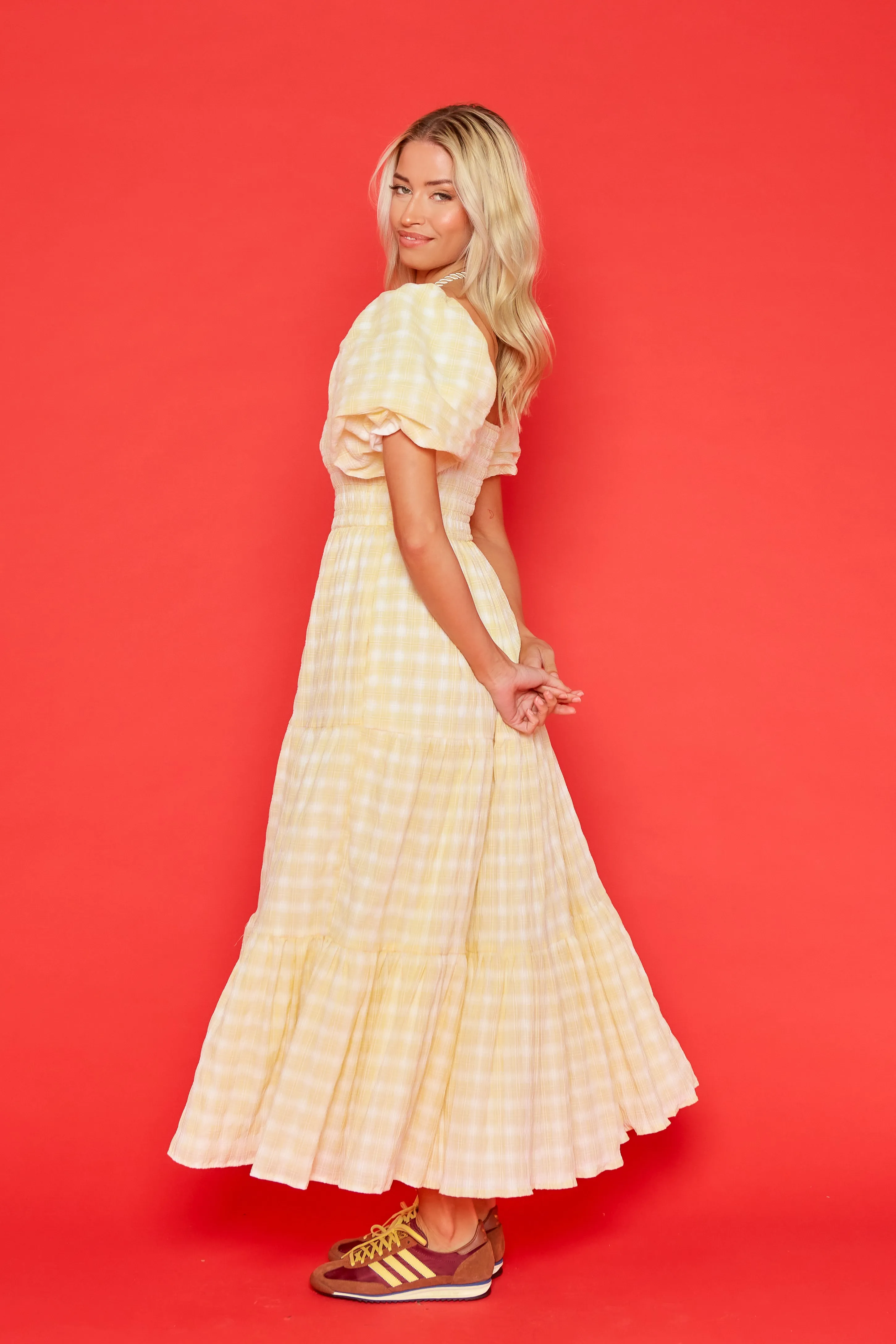 Olive Dress - Buttermilk Yellow sold by Molby the Label product image thumbnail 3