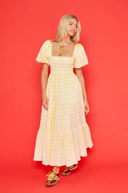 Olive Dress - Buttermilk Yellow sold by Molby the Label