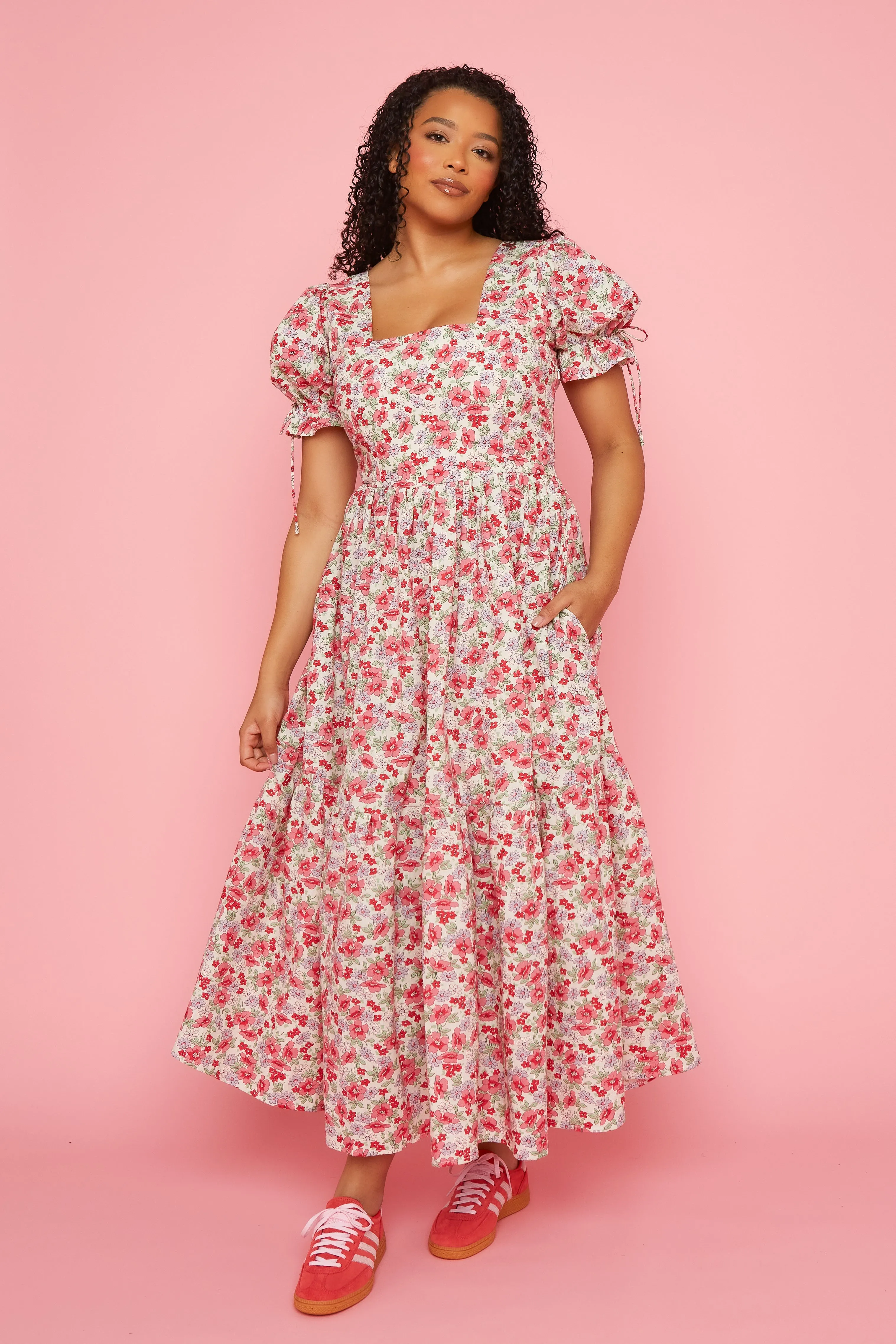 Delilah Dress - Pink Floral STOCK sold by Molby the Label product image thumbnail 5
