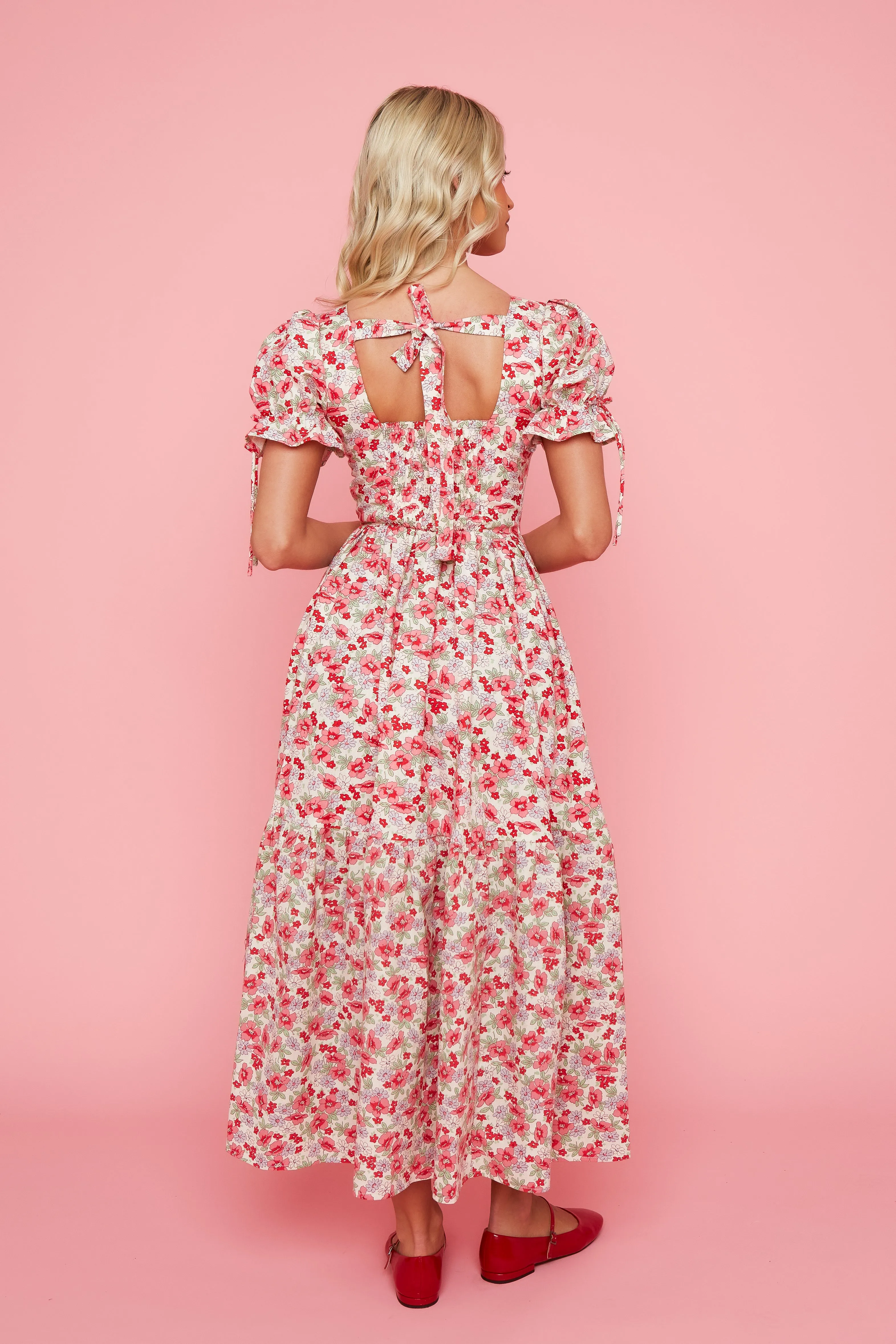Delilah Dress - Pink Floral STOCK sold by Molby the Label product image thumbnail 4
