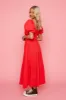 Mandy Dress - Red Seersucker STOCK sold by Molby the Label