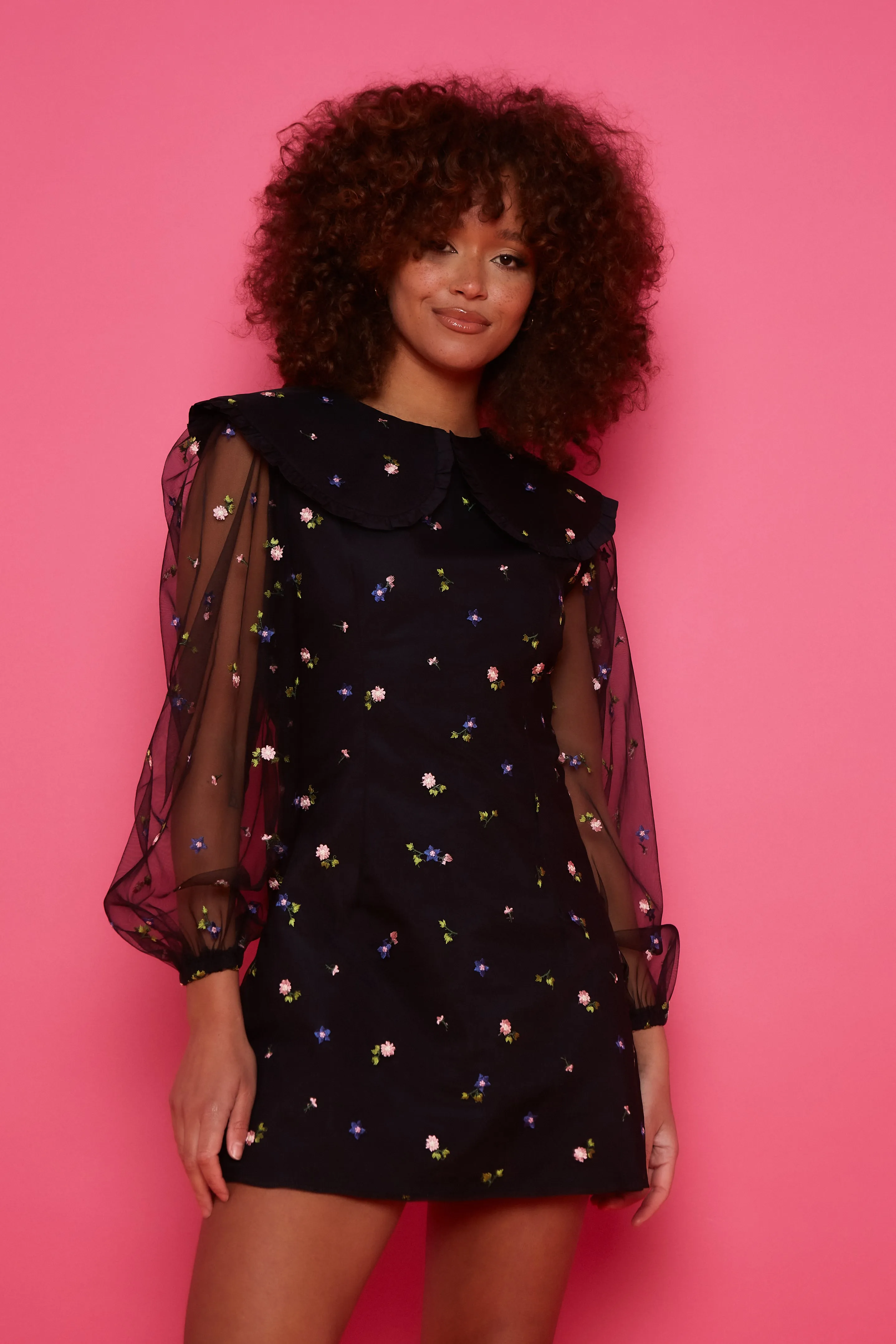 Stevie Dress - Embroidered Floral Tulle STOCK sold by Molby the Label product image thumbnail 3