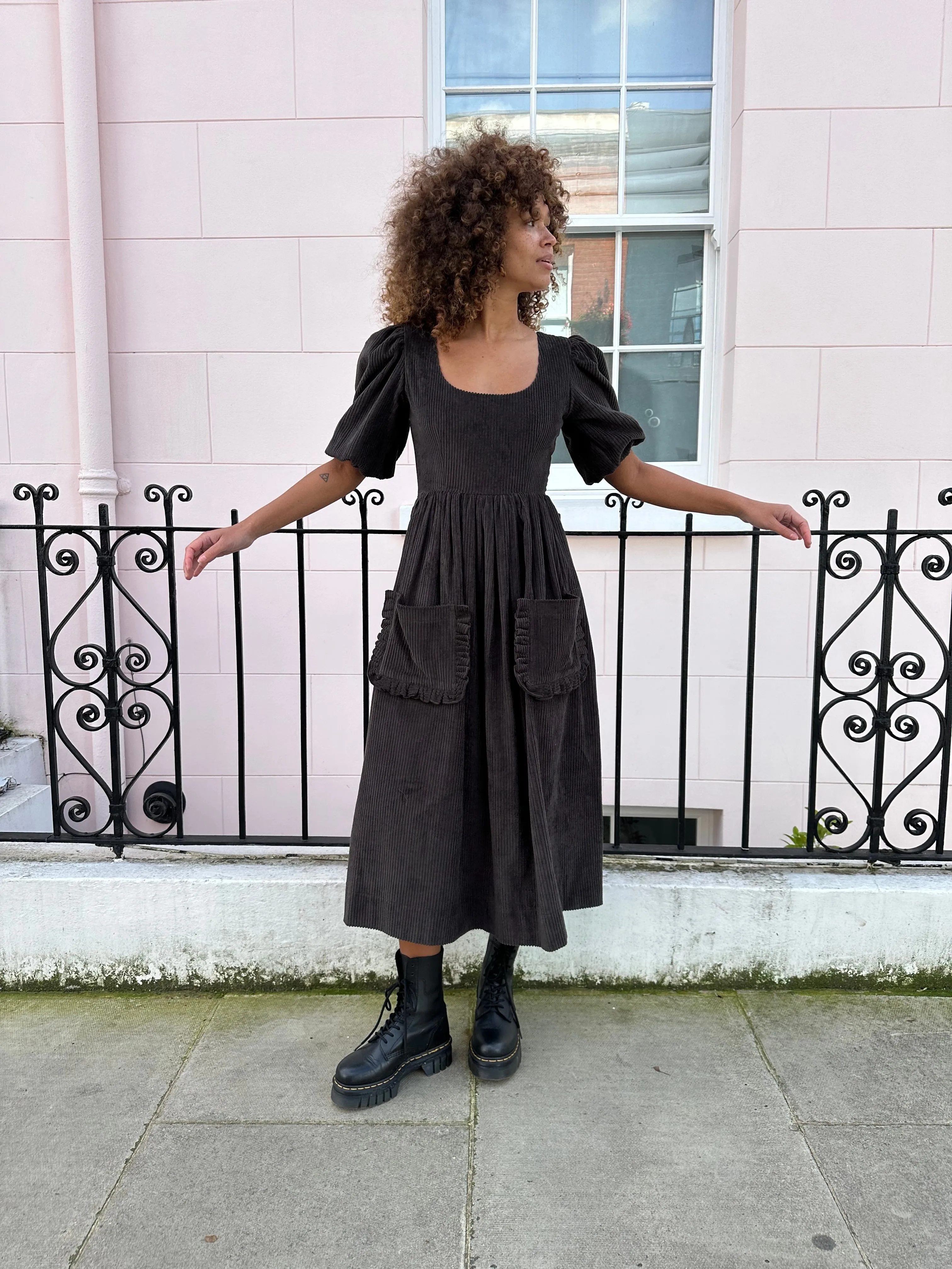 Minnie Dress - Brown Corduroy sold by Molby the Label product image thumbnail 5