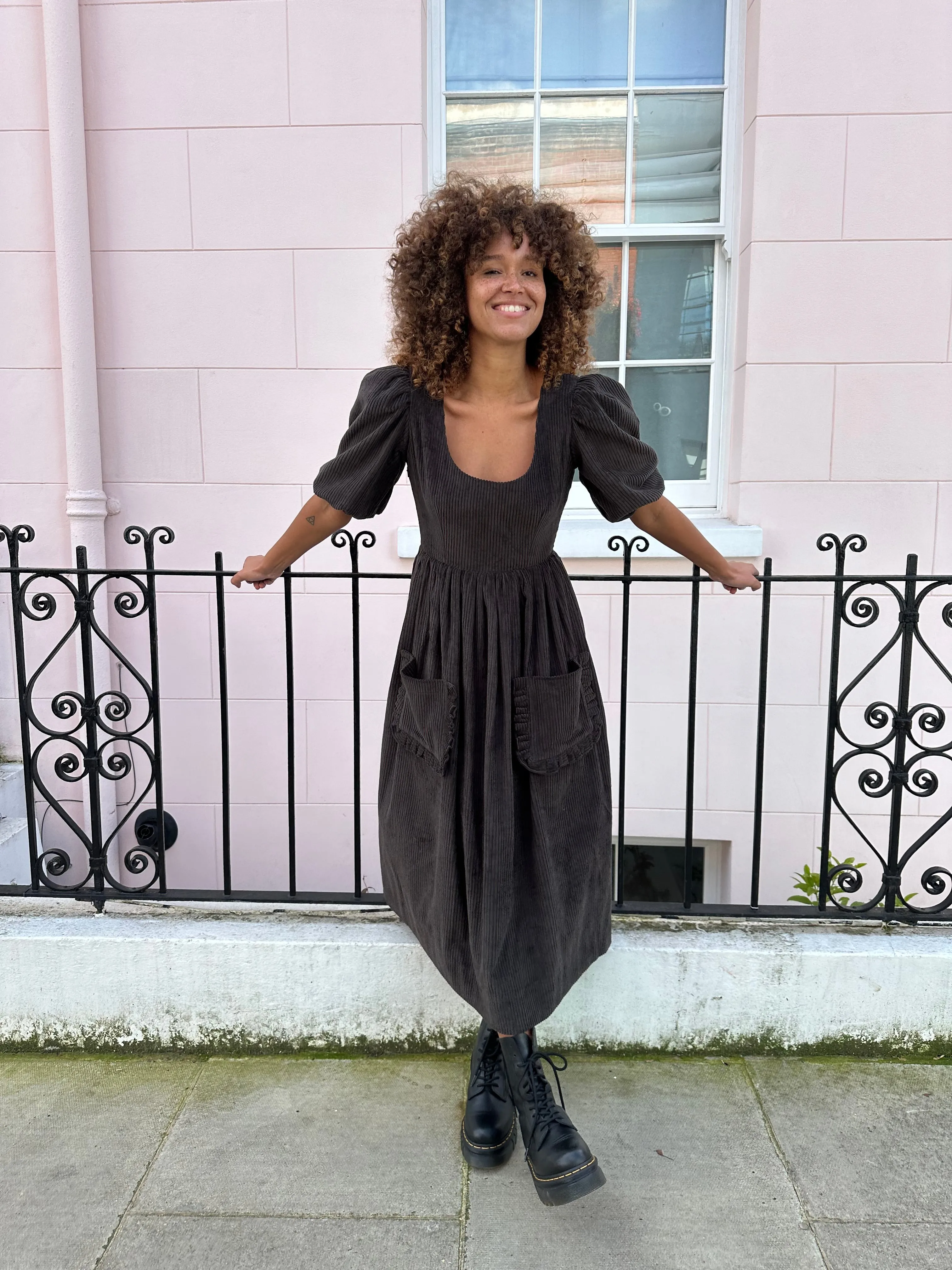 Minnie Dress - Brown Corduroy sold by Molby the Label product image thumbnail 2