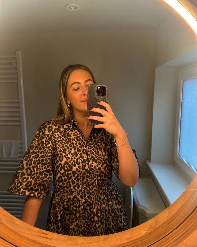 Inga Dress - Leopard Print sold by Molby the Label