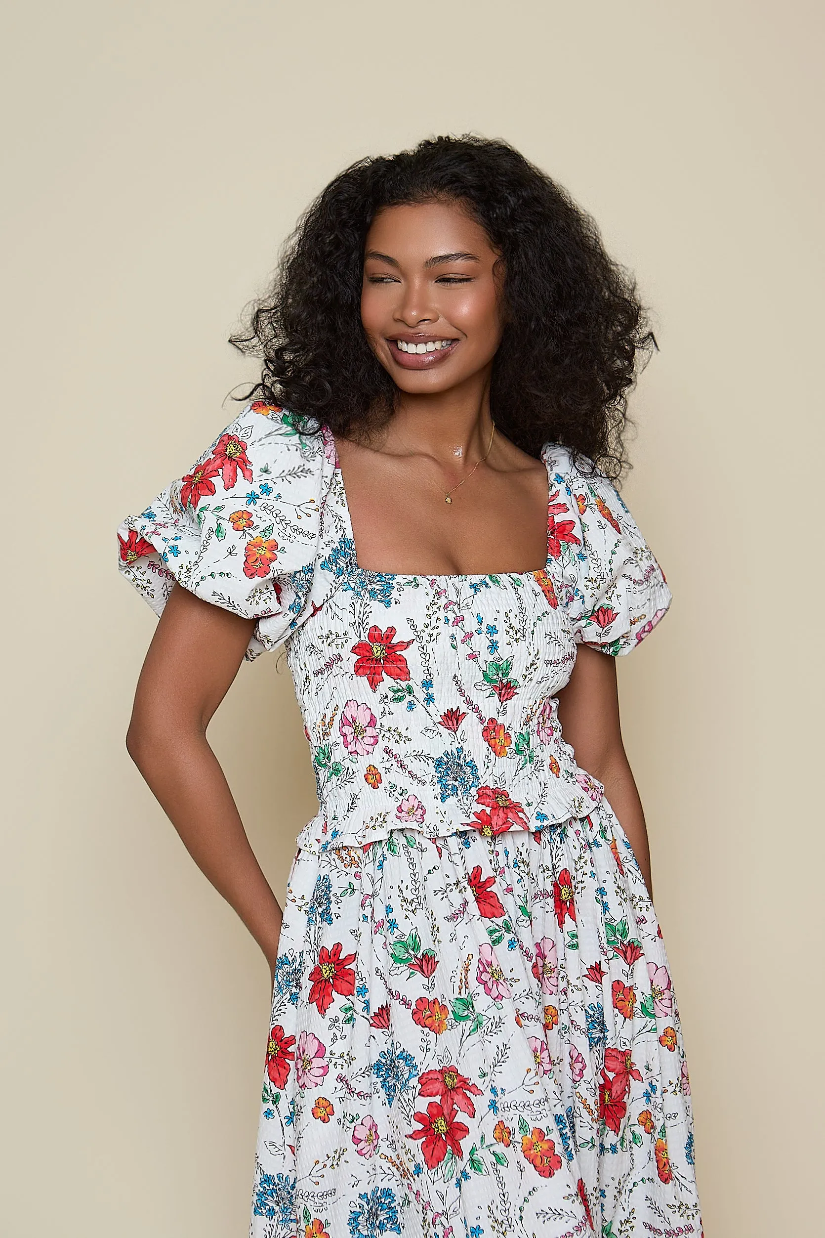 Ophelia Dress - Floral sold by Molby the Label product image thumbnail 3