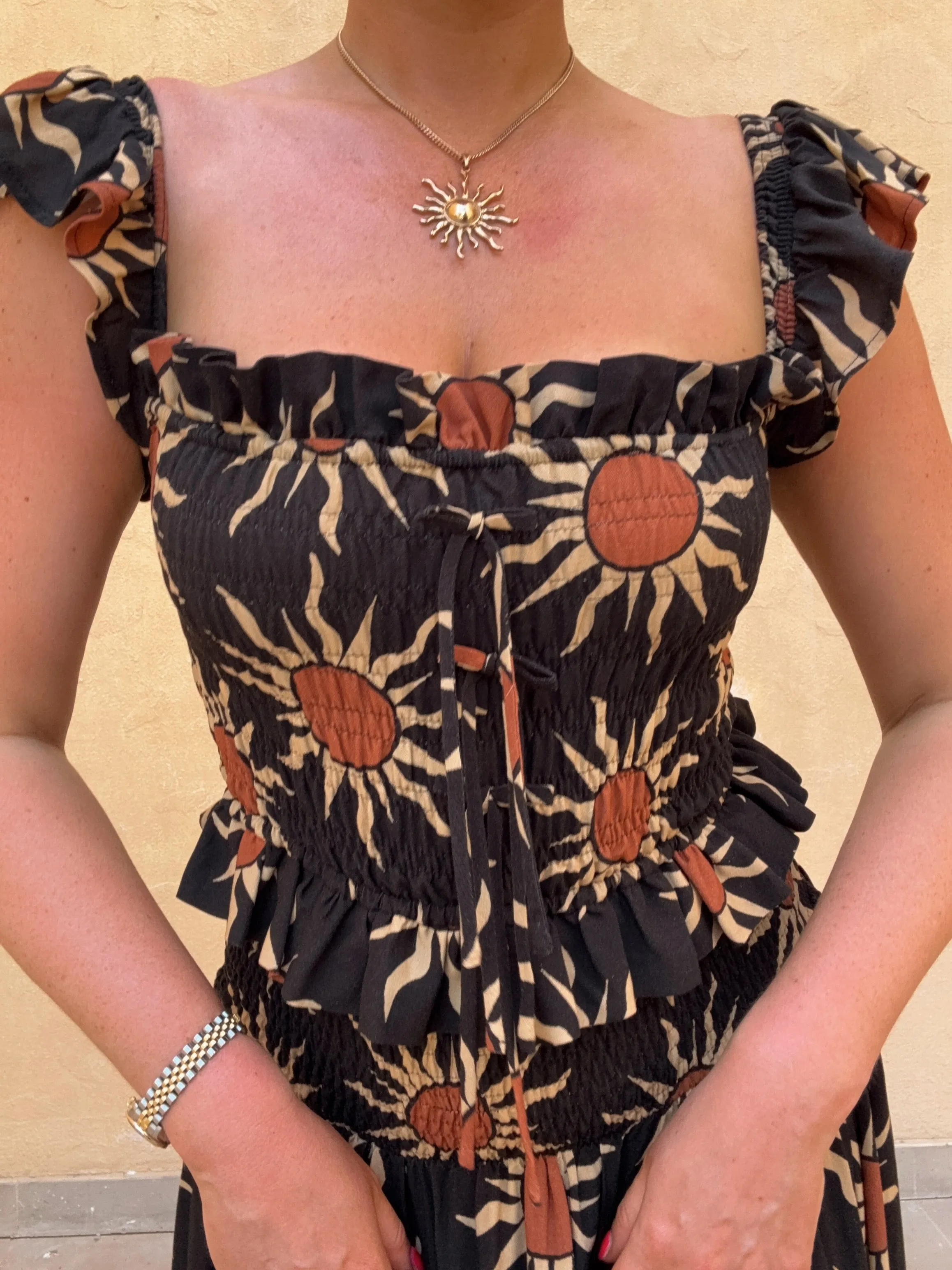 Sunnie Top - Sunshine Print sold by Molby the Label