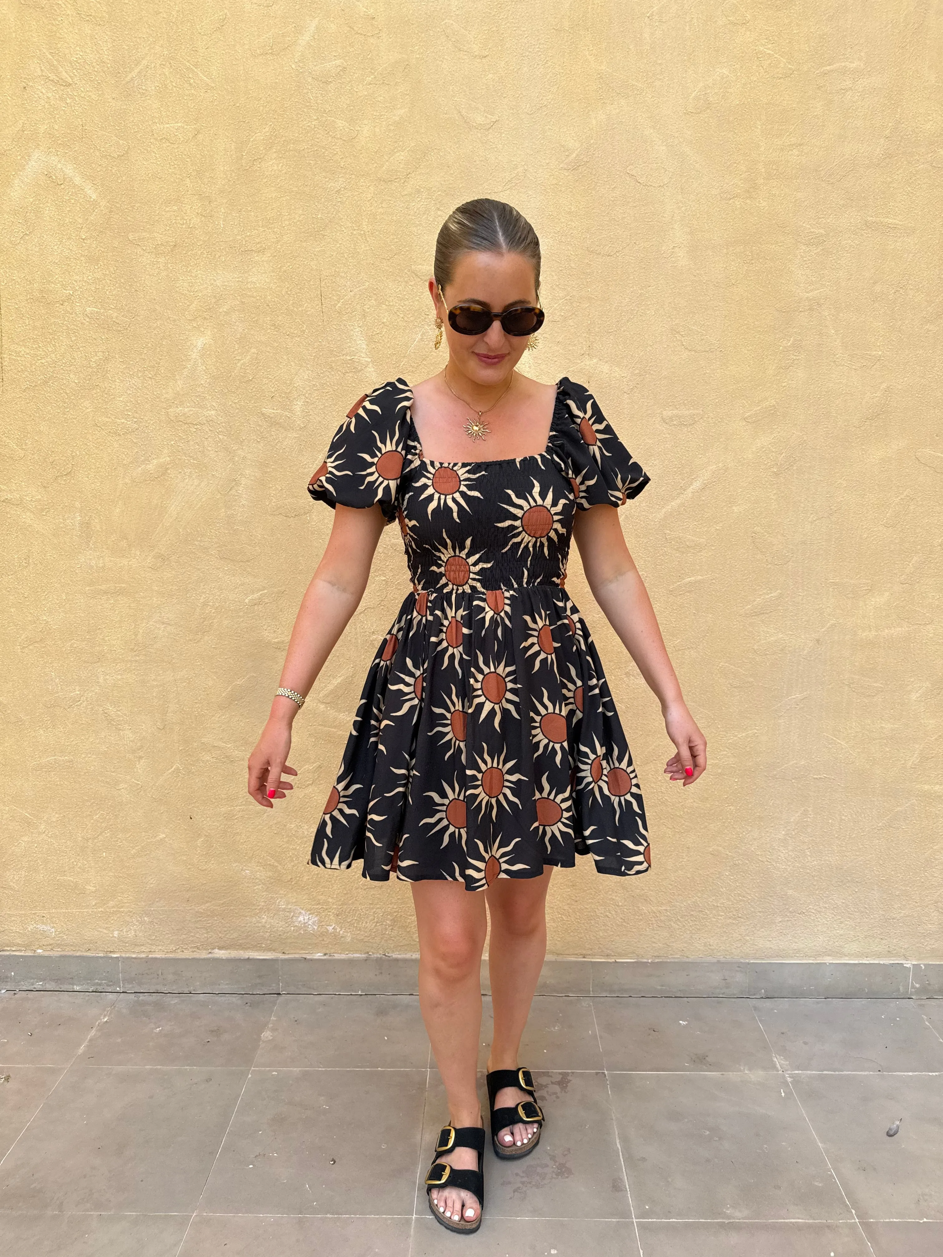 Olive Mini Dress - Sunshine Print sold by Molby the Label product image thumbnail 4