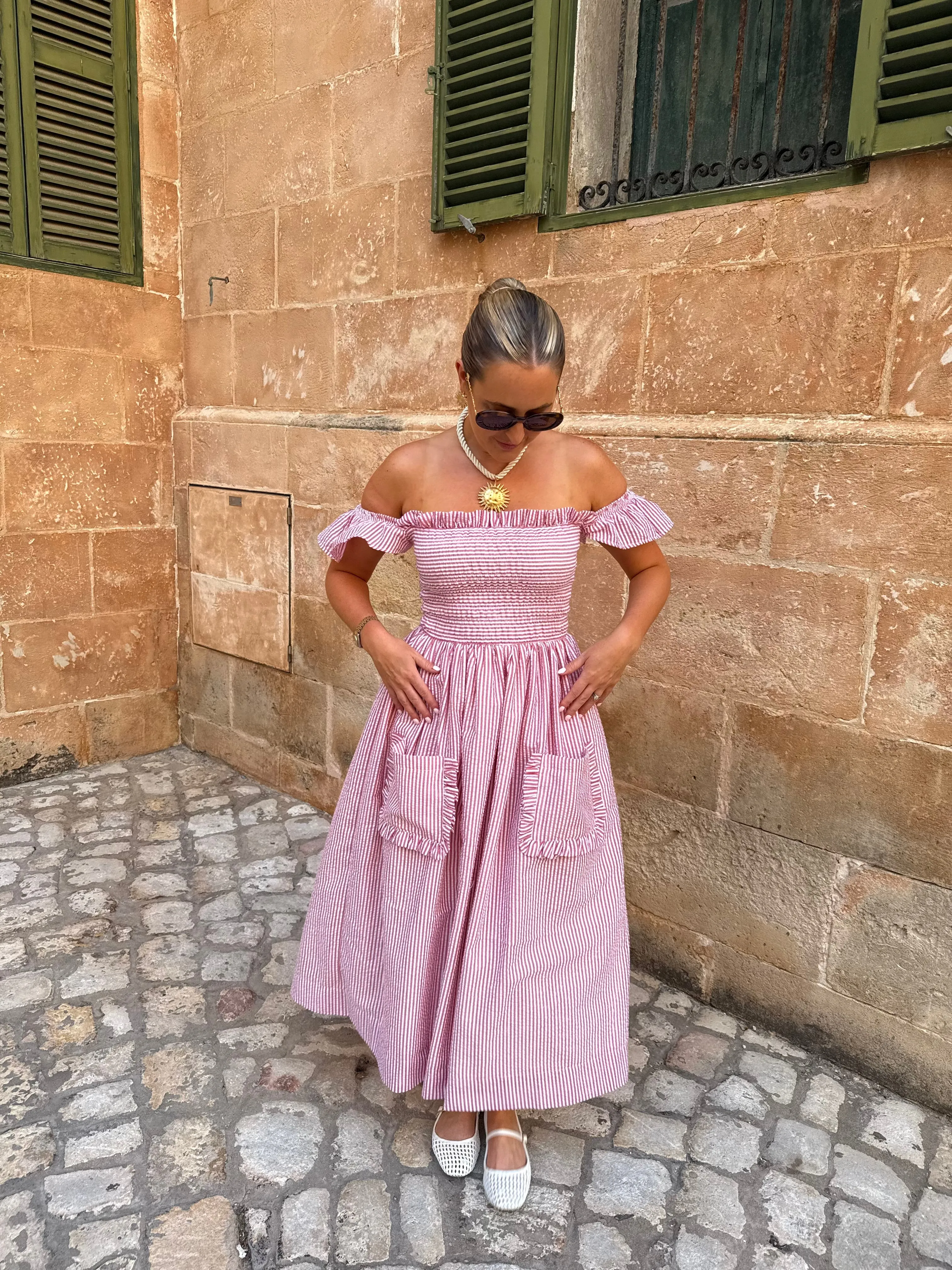 Lola Dress - Red Stripe sold by Molby the Label product image thumbnail 4