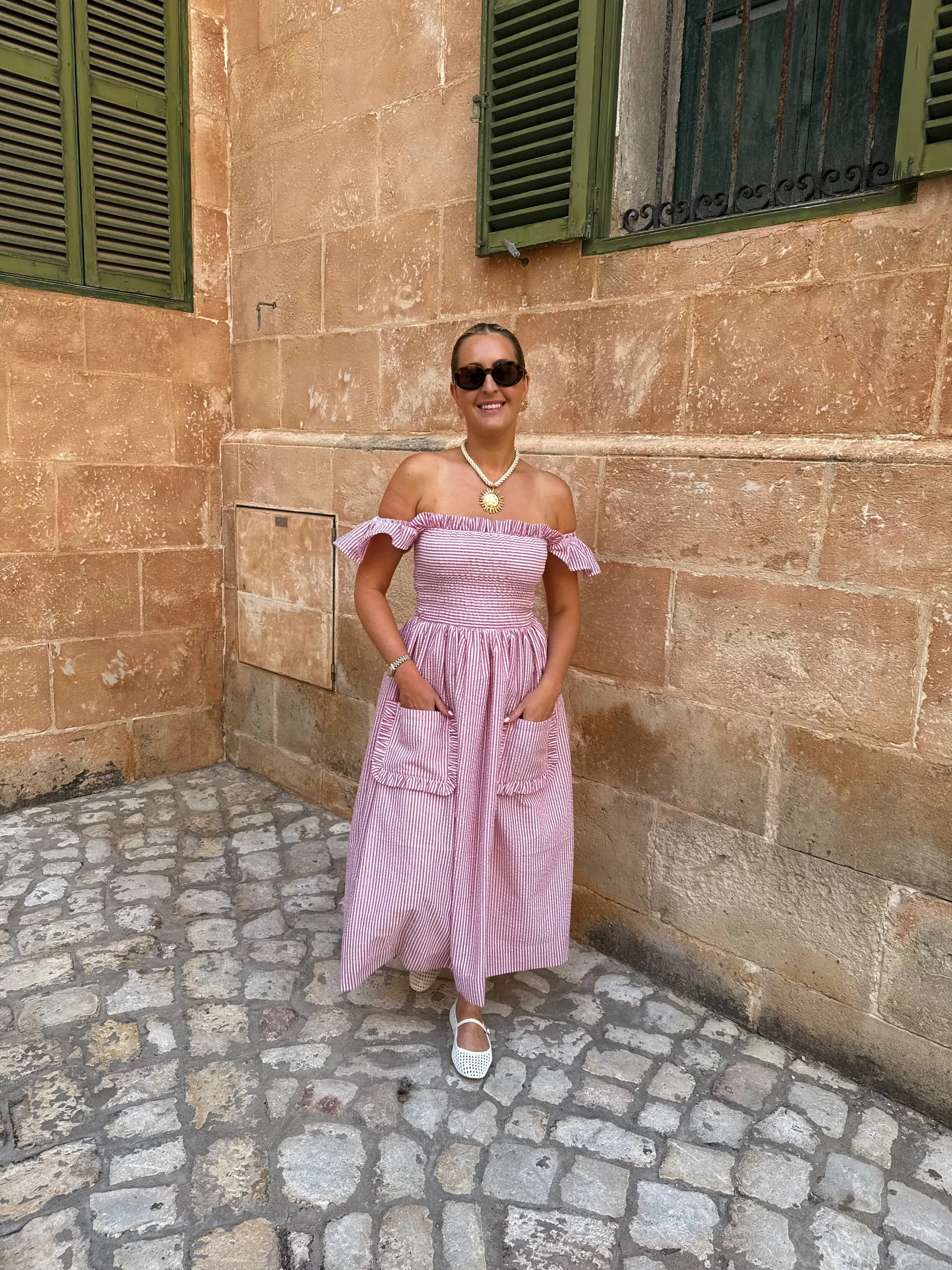 Lola Dress - Red Stripe sold by Molby the Label product image thumbnail 2