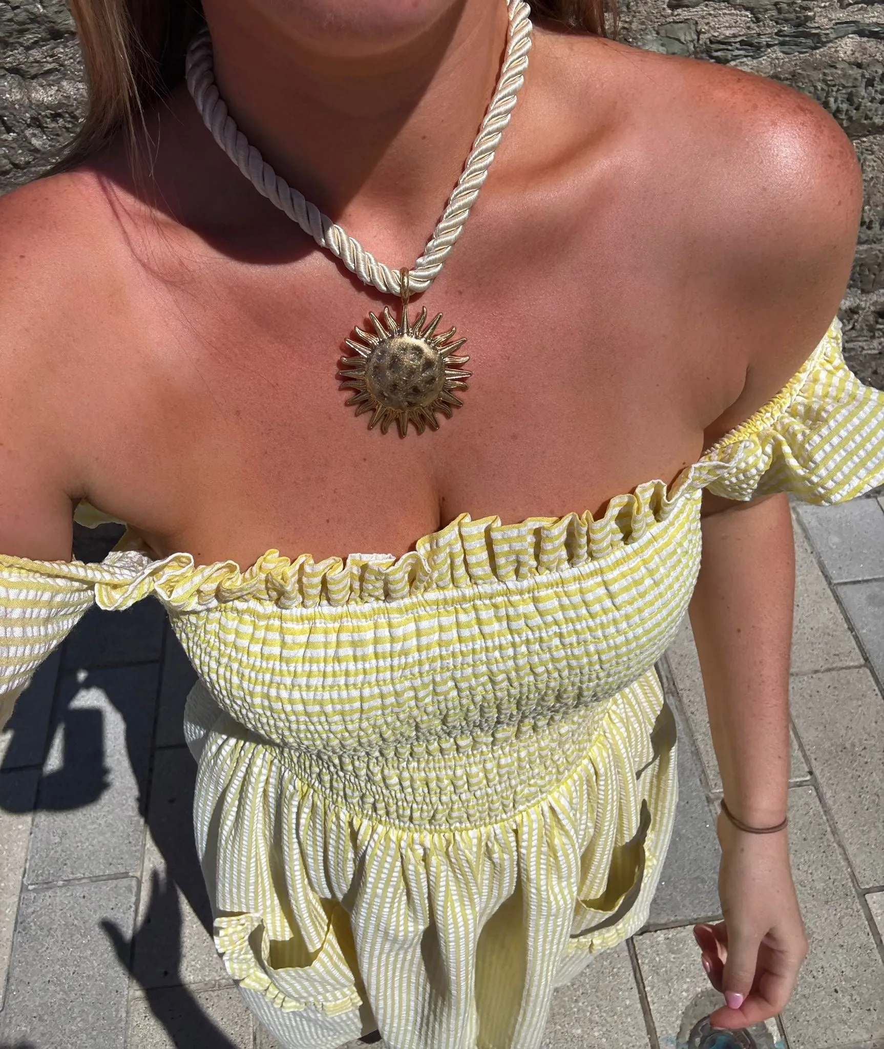 Lola Dress - Yellow Stripe sold by Molby the Label product image thumbnail 3