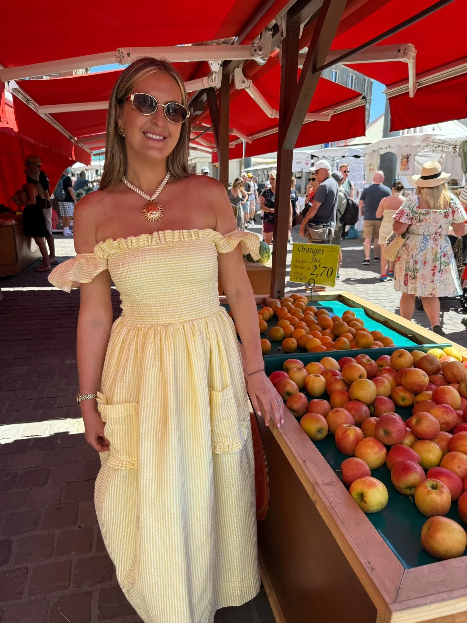 Lola Dress - Yellow Stripe sold by Molby the Label product image thumbnail 4