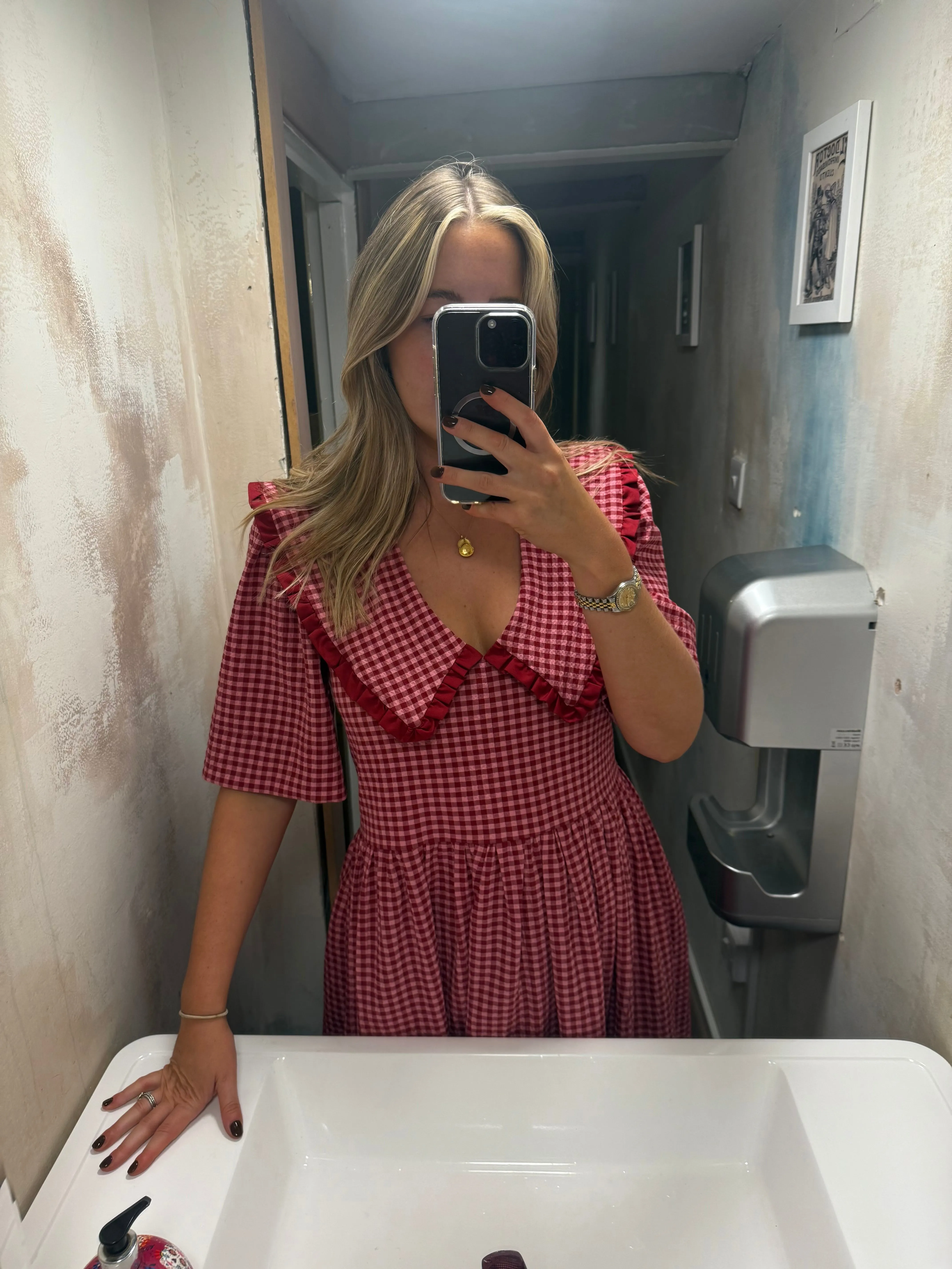 Bertie Dress - Burgundy sold by Molby the Label product image thumbnail 2