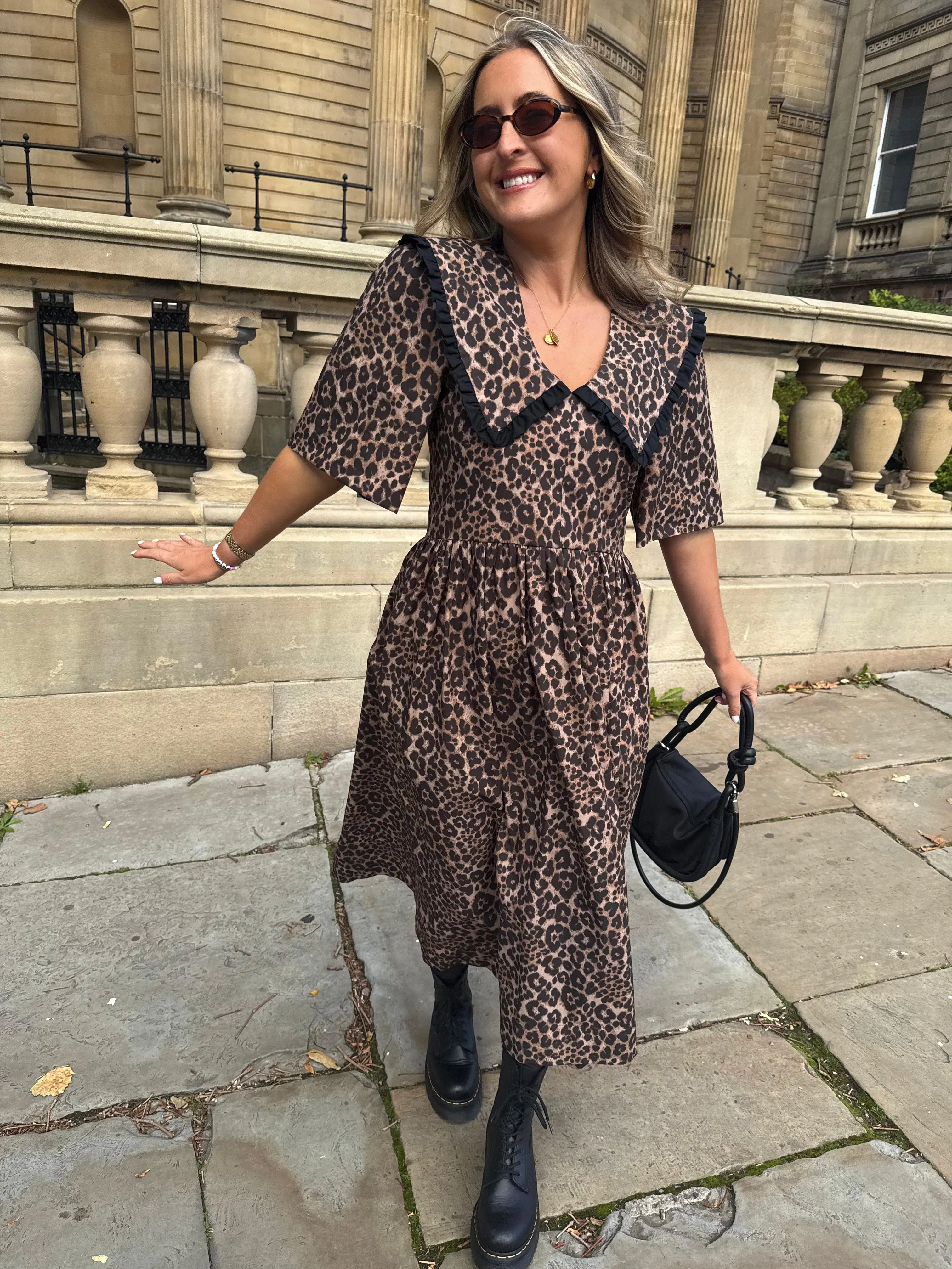 Bertie Dress - Leopard sold by Molby the Label product image thumbnail 3