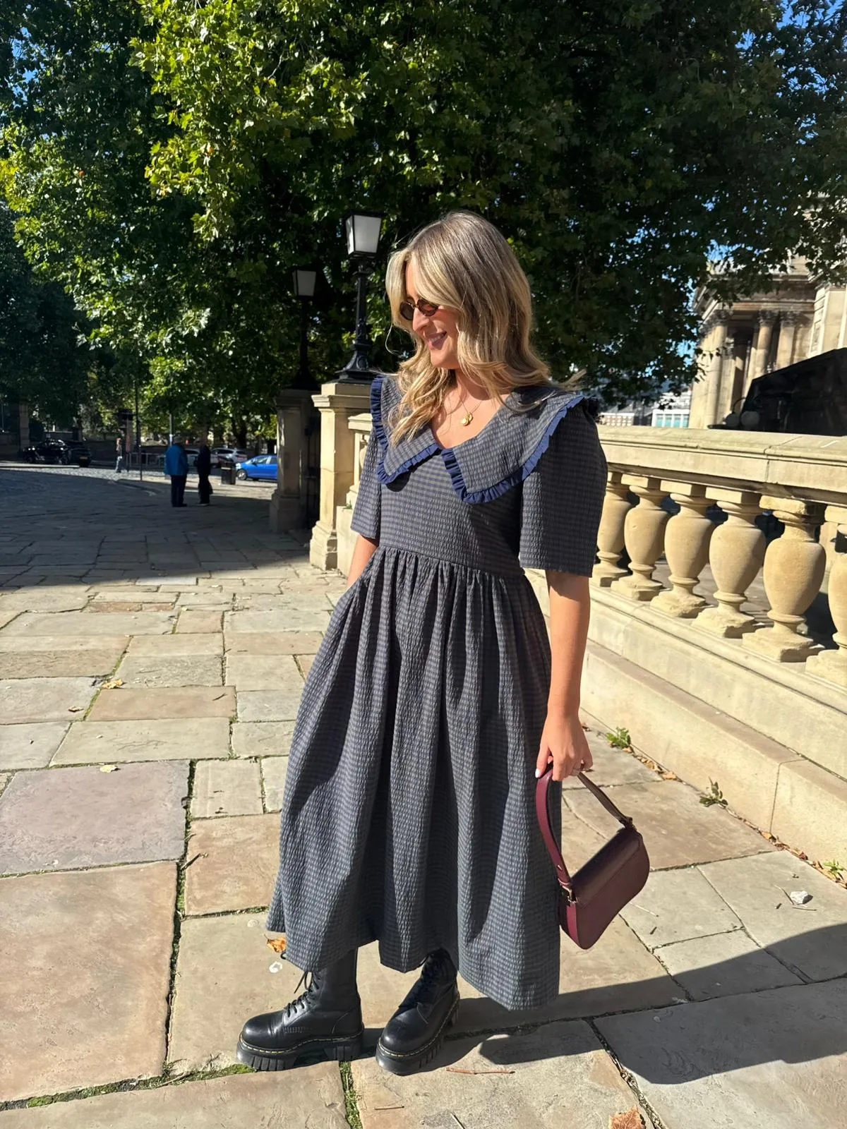 Bertie Dress - Navy sold by Molby the Label product image thumbnail 2