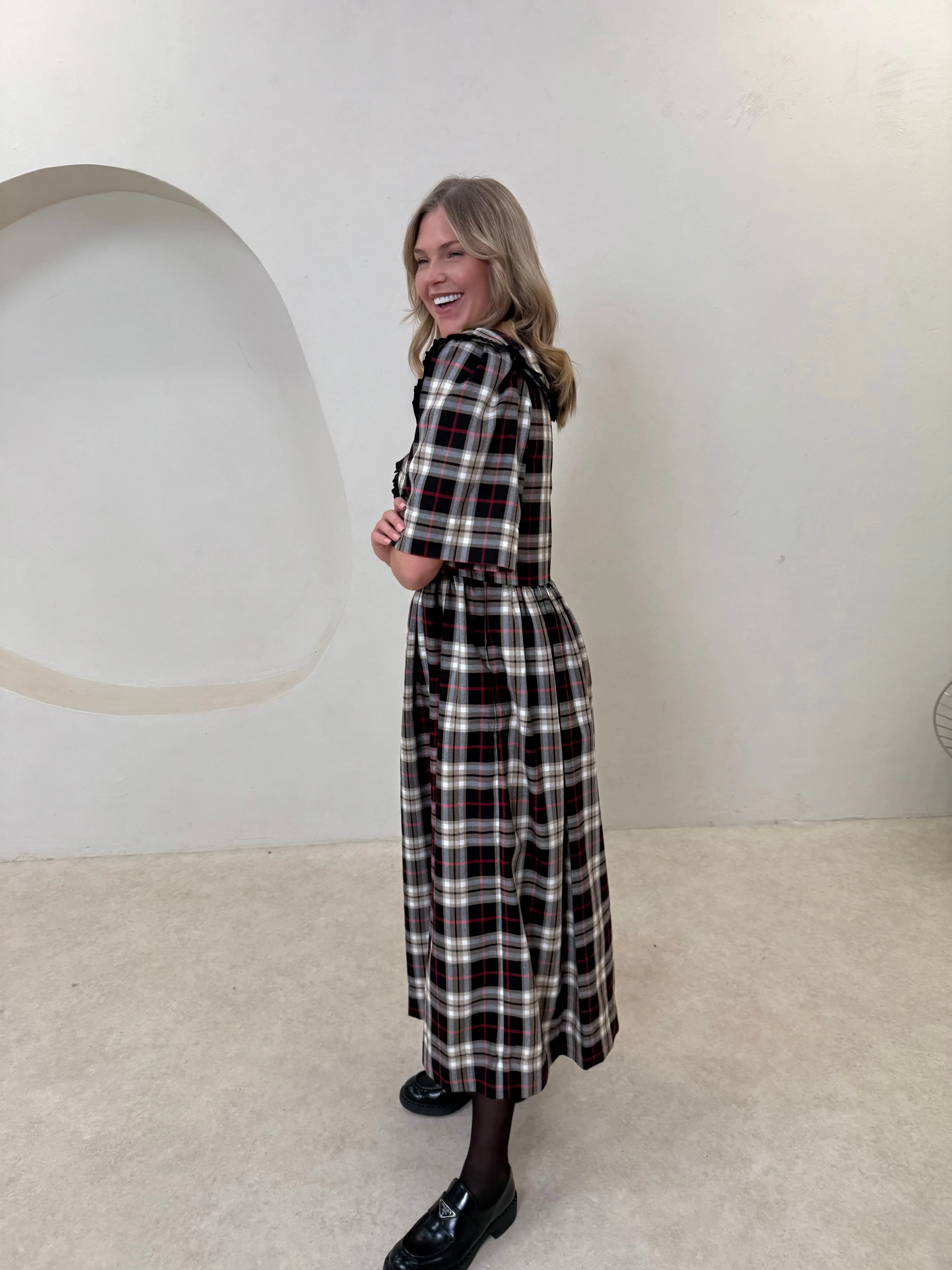 Bertie Dress - Tartan sold by Molby the Label product image thumbnail 3