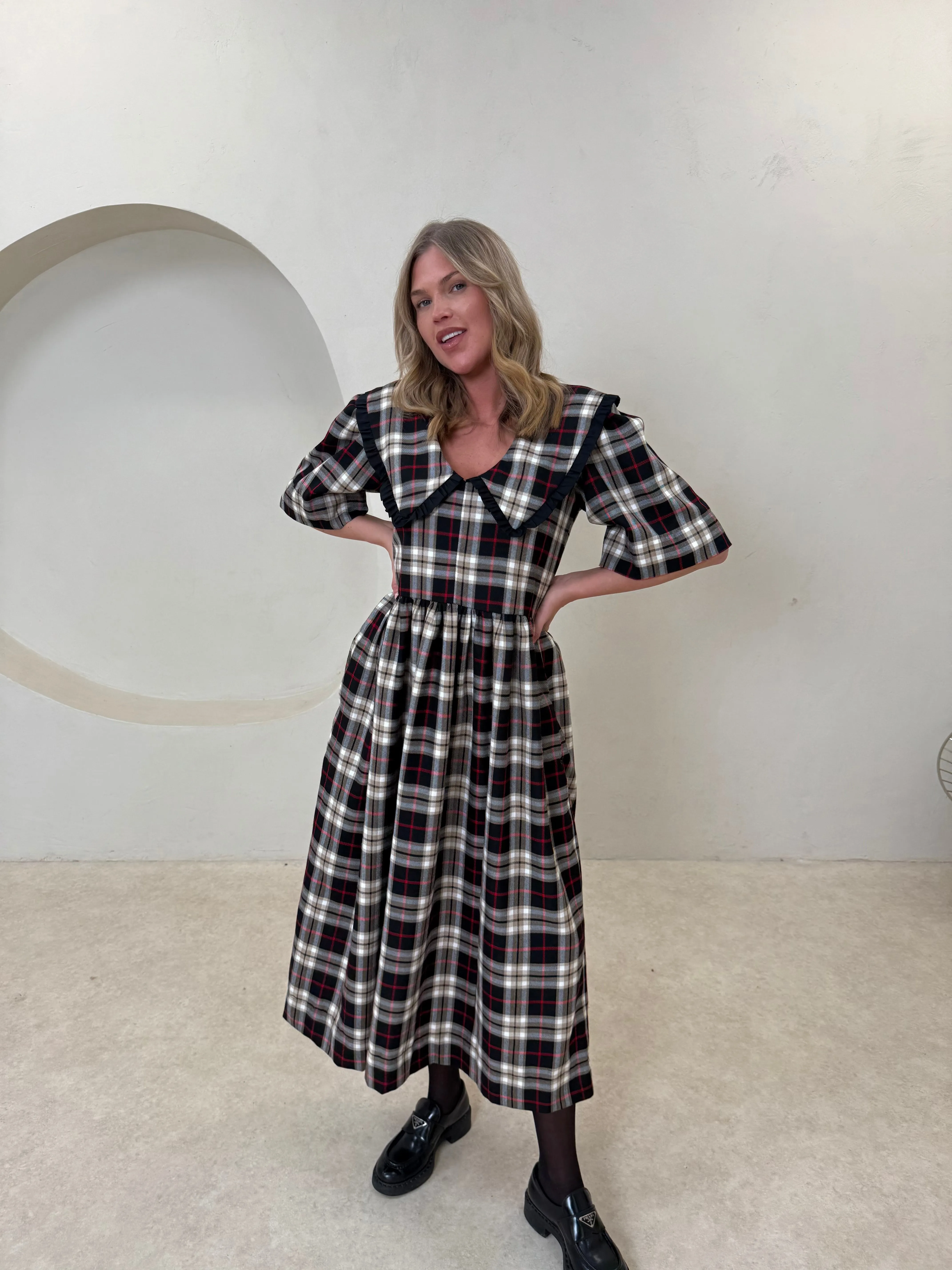 Bertie Dress - Tartan sold by Molby the Label product image thumbnail 2