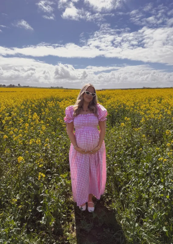 Lottie Dress - Pink Gingham made by Molby the Label