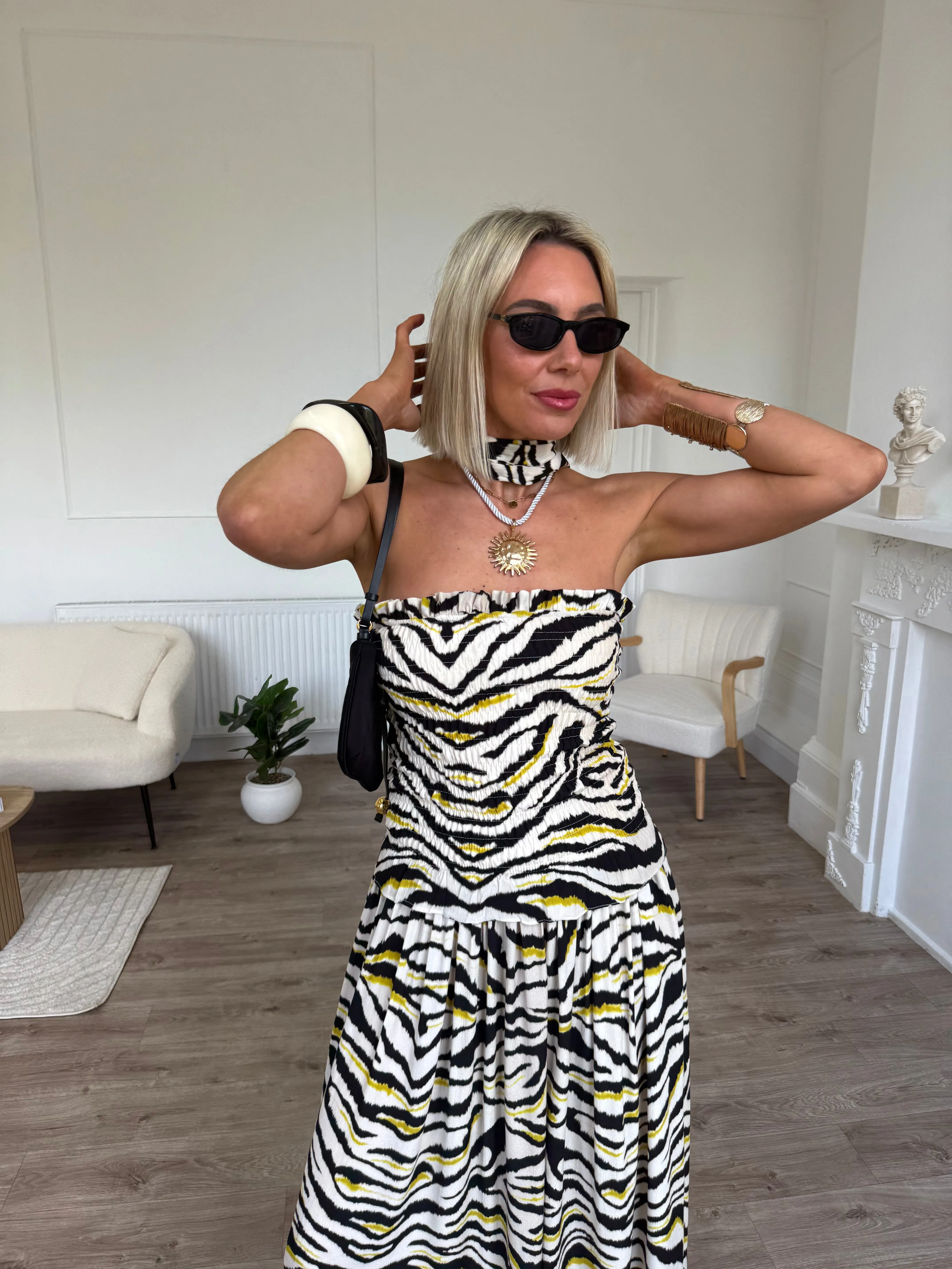 Zara Dress - Zebra Print sold by Molby the Label product image thumbnail 3