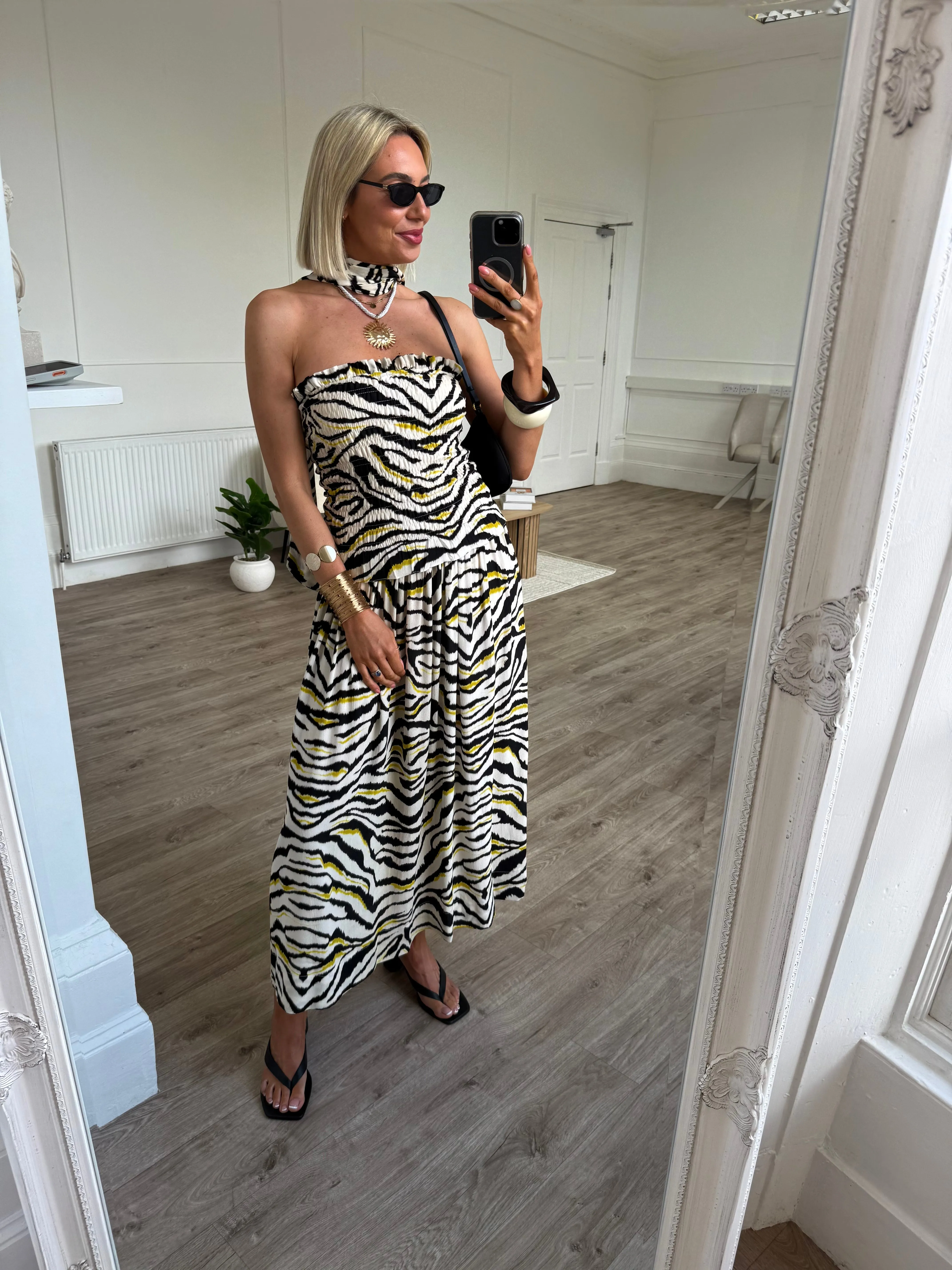 Zara Dress - Zebra Print sold by Molby the Label product image thumbnail 5