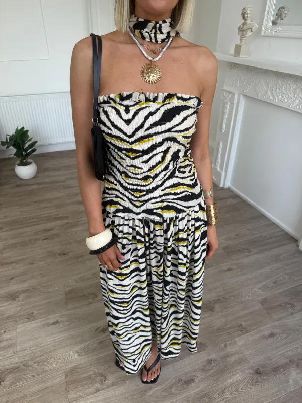 Zara Dress - Zebra Print made by Molby the Label