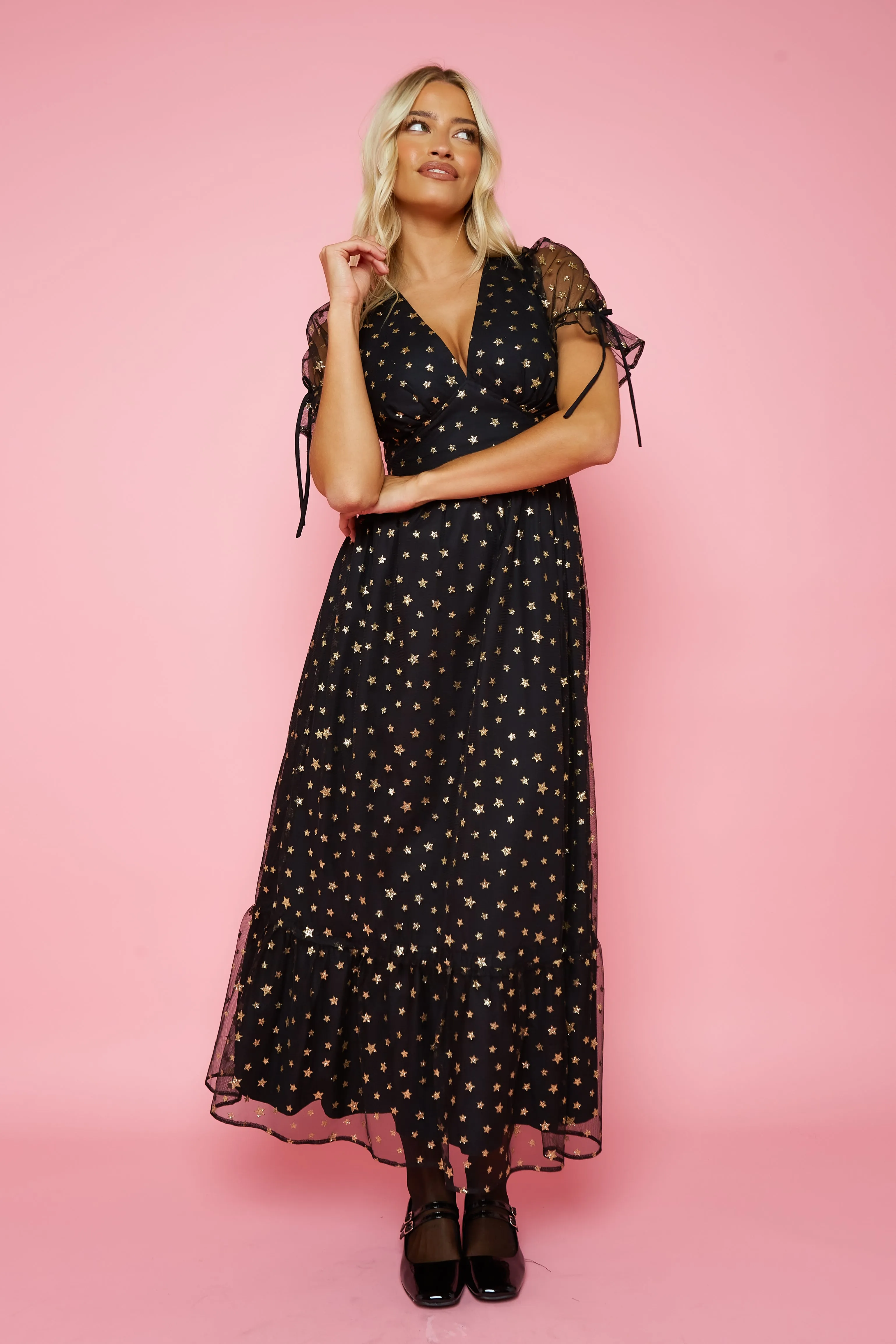 Paloma Dress - Gold Star sold by Molby the Label product image thumbnail 4