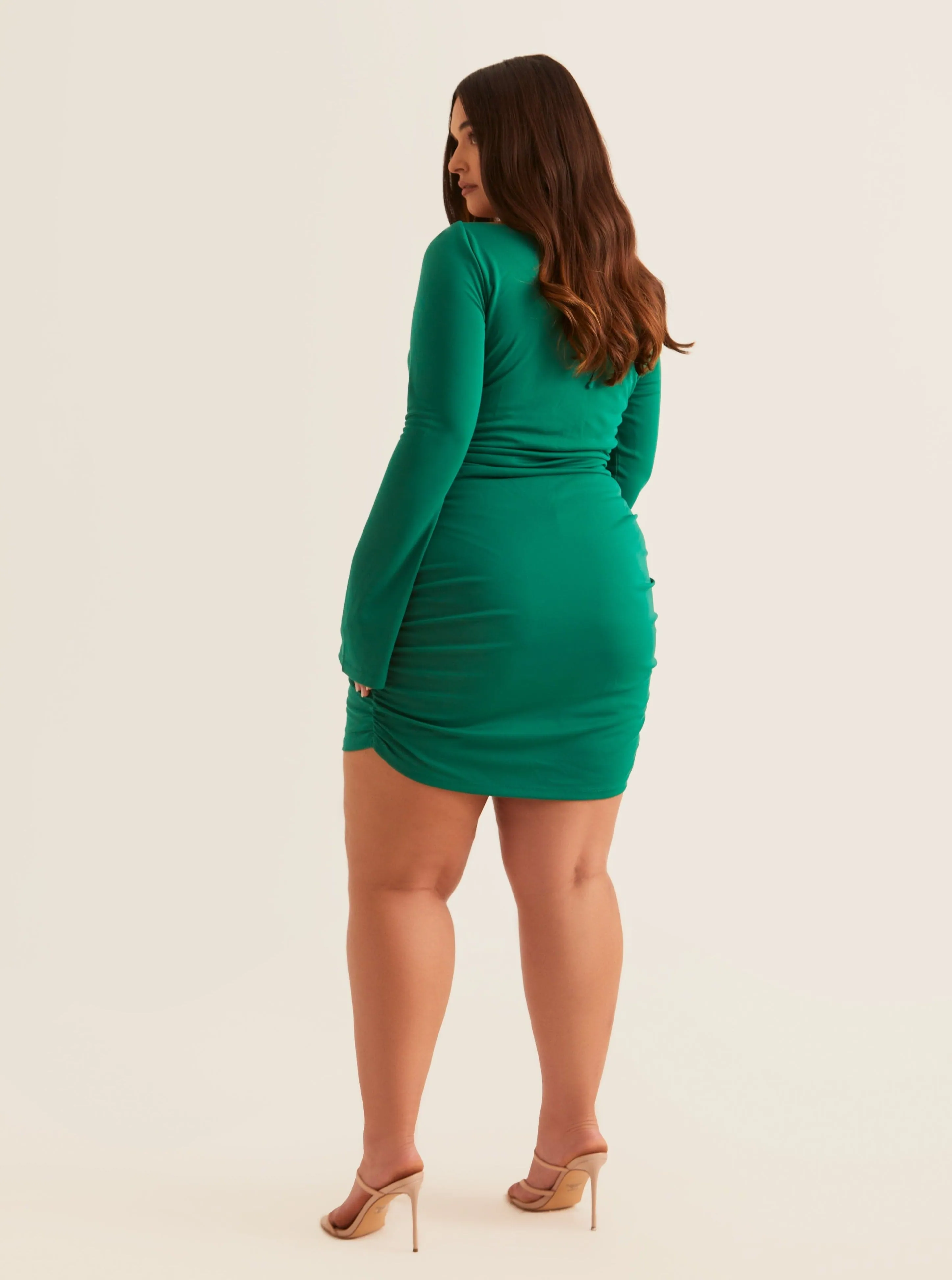 Front Cut Out Mini Bodycon Dress | Meadow sold by Alana Eve product image thumbnail 4