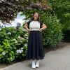 Chiffon Midi Skirt - Black *Clearance Sale* sold by Shiny by Nature