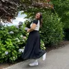 Chiffon Midi Skirt - Black *Clearance Sale* sold by Shiny by Nature