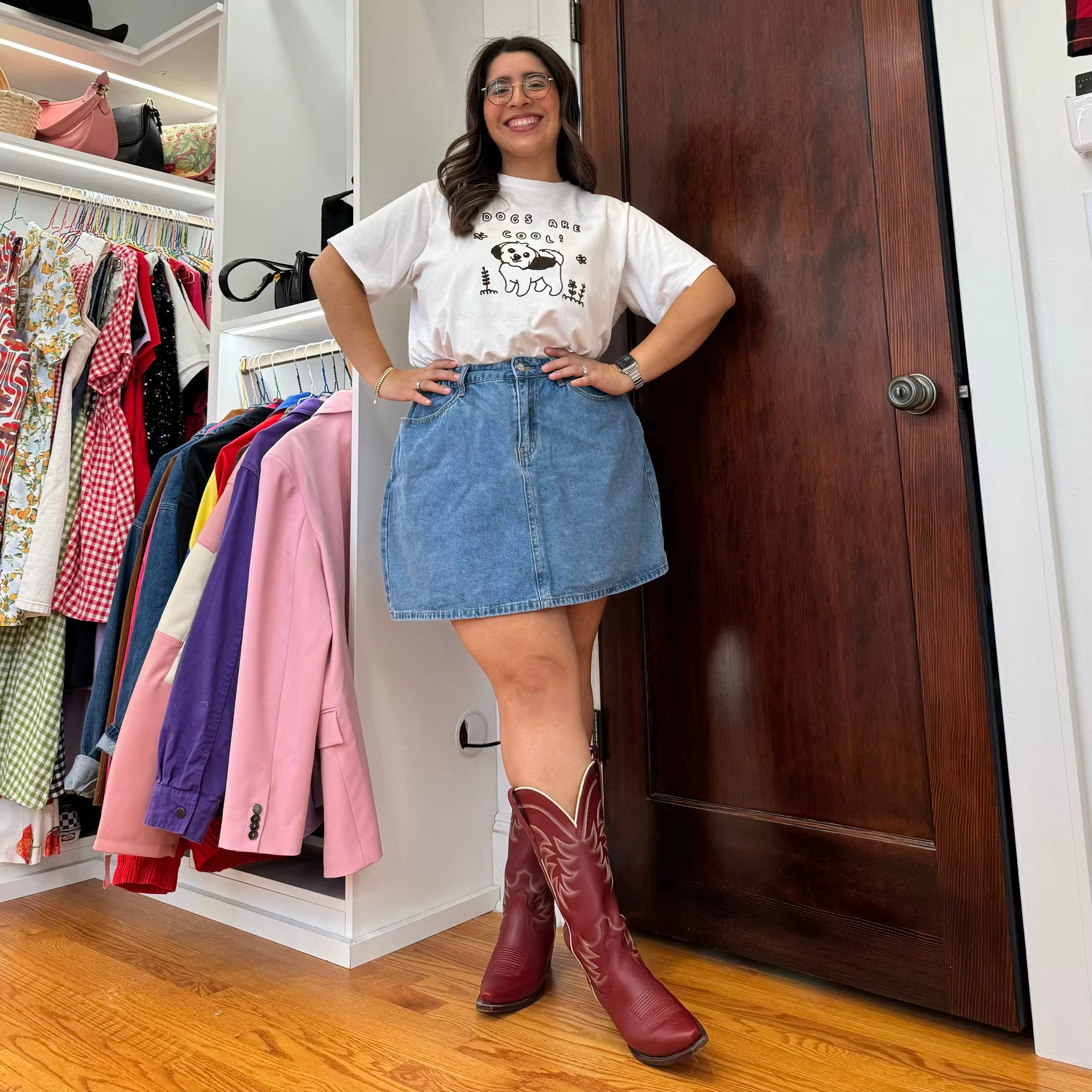 Original Denim Mini Skirt - Light Wash *Clearance Sale* sold by Shiny by Nature product image thumbnail 4