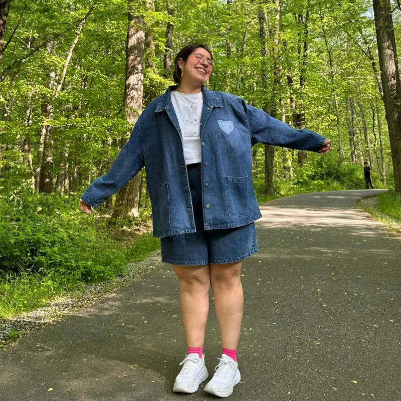 Denim Jacket - Medium Wash *Clearance Sale* sold by Shiny by Nature