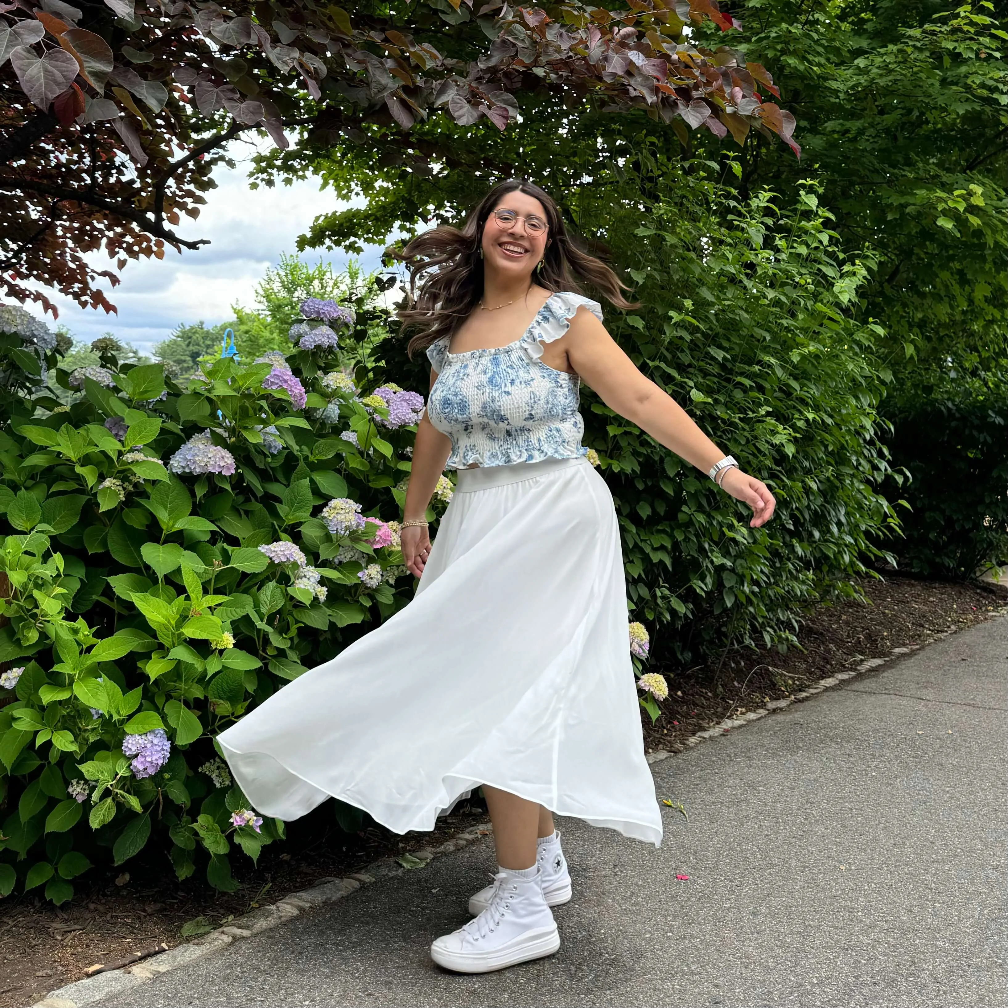 Chiffon Midi Skirt - Tofu *Clearance Sale* sold by Shiny by Nature product image thumbnail 5