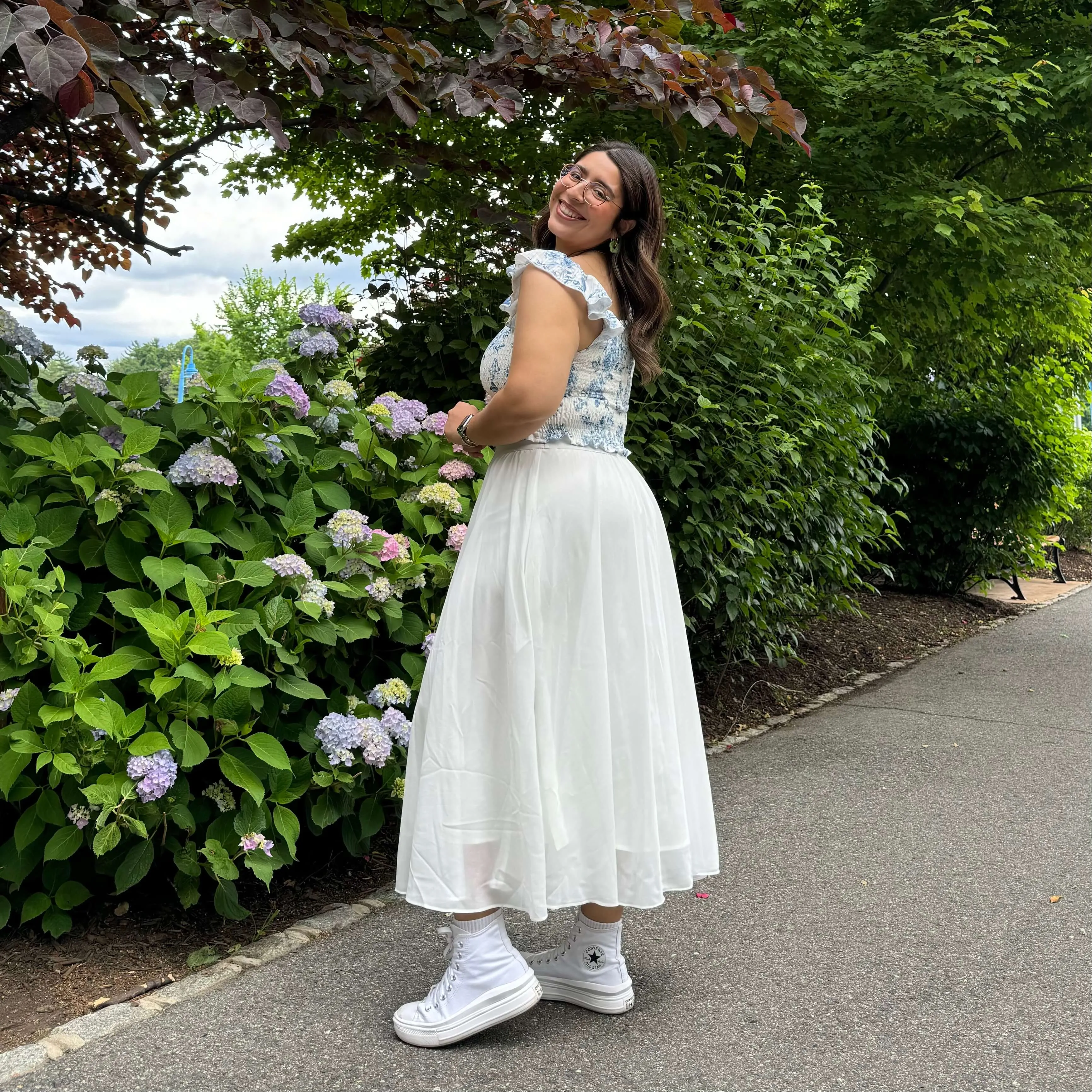 Chiffon Midi Skirt - Tofu *Clearance Sale* sold by Shiny by Nature product image thumbnail 2