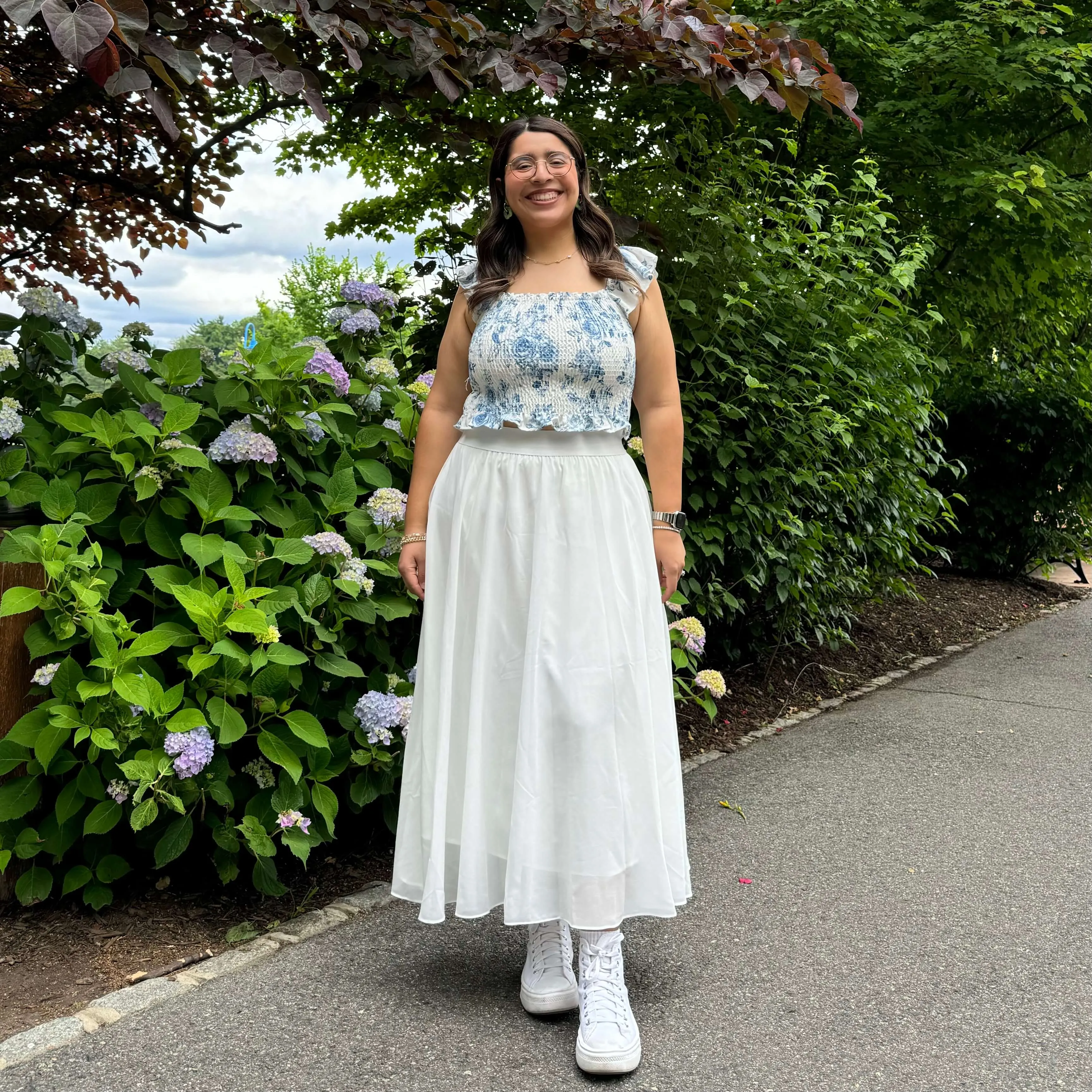 Chiffon Midi Skirt - Tofu *Clearance Sale* sold by Shiny by Nature