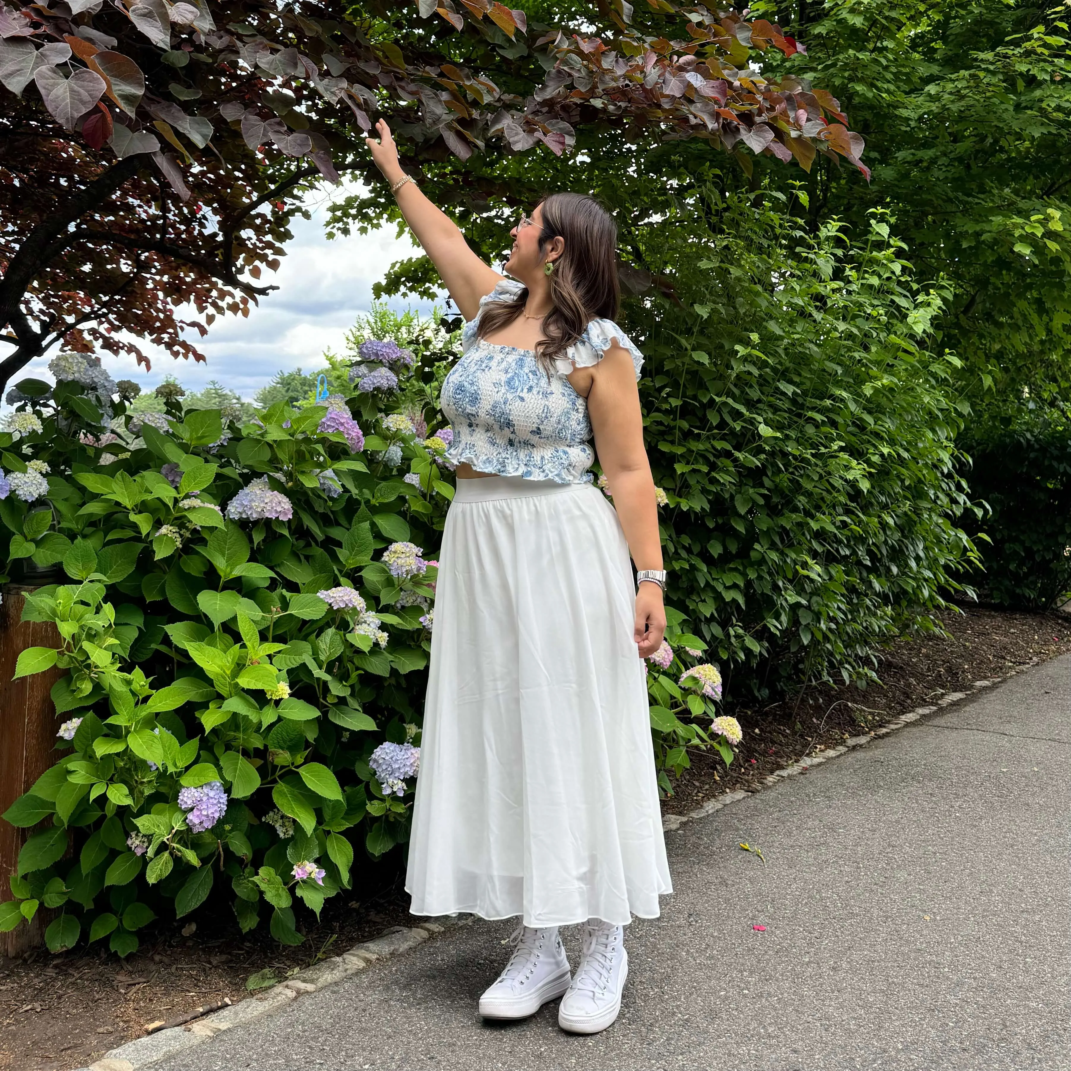 Chiffon Midi Skirt - Tofu *Clearance Sale* sold by Shiny by Nature product image thumbnail 3