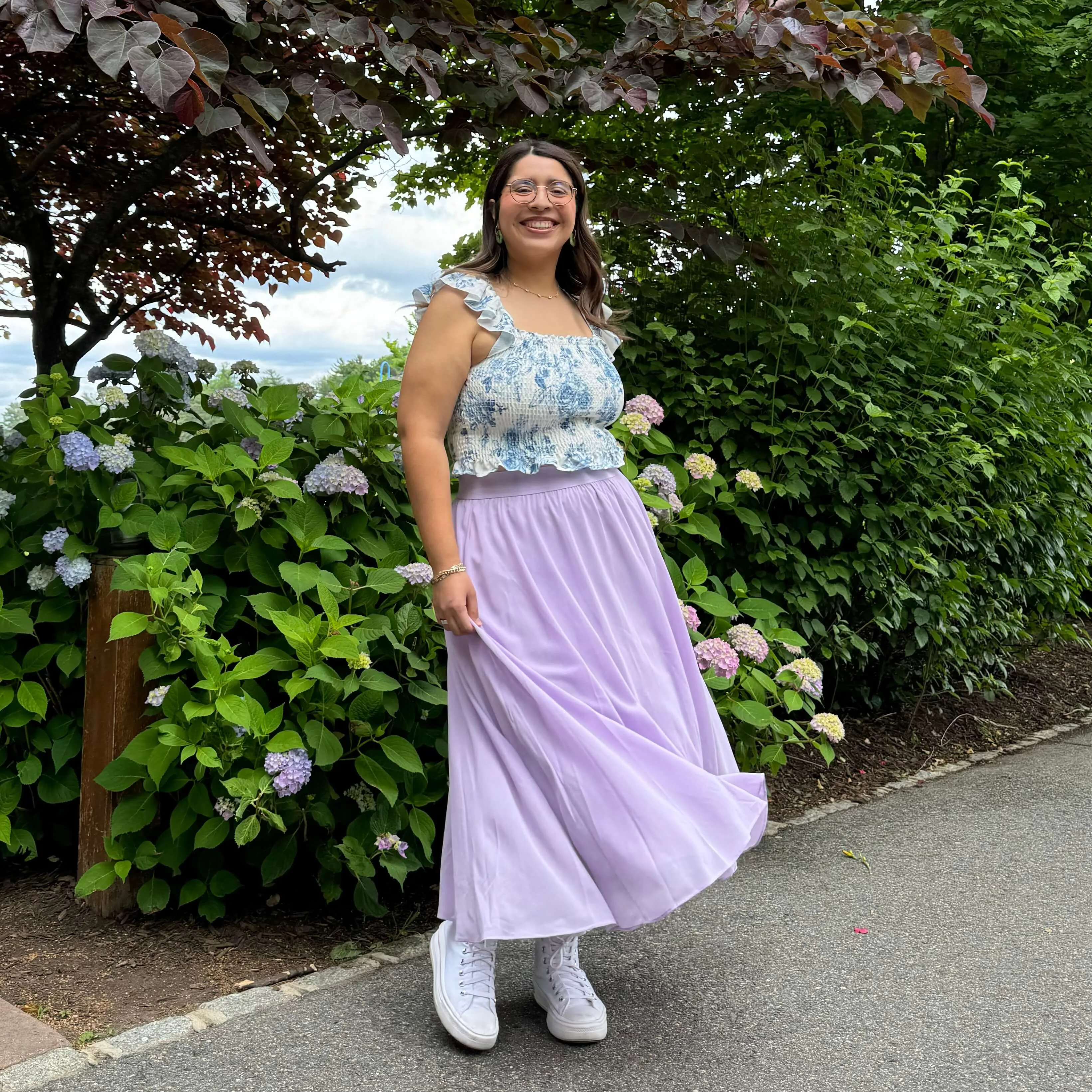 Chiffon Midi Skirt - Lavender *Clearance Sale* sold by Shiny by Nature product image thumbnail 2