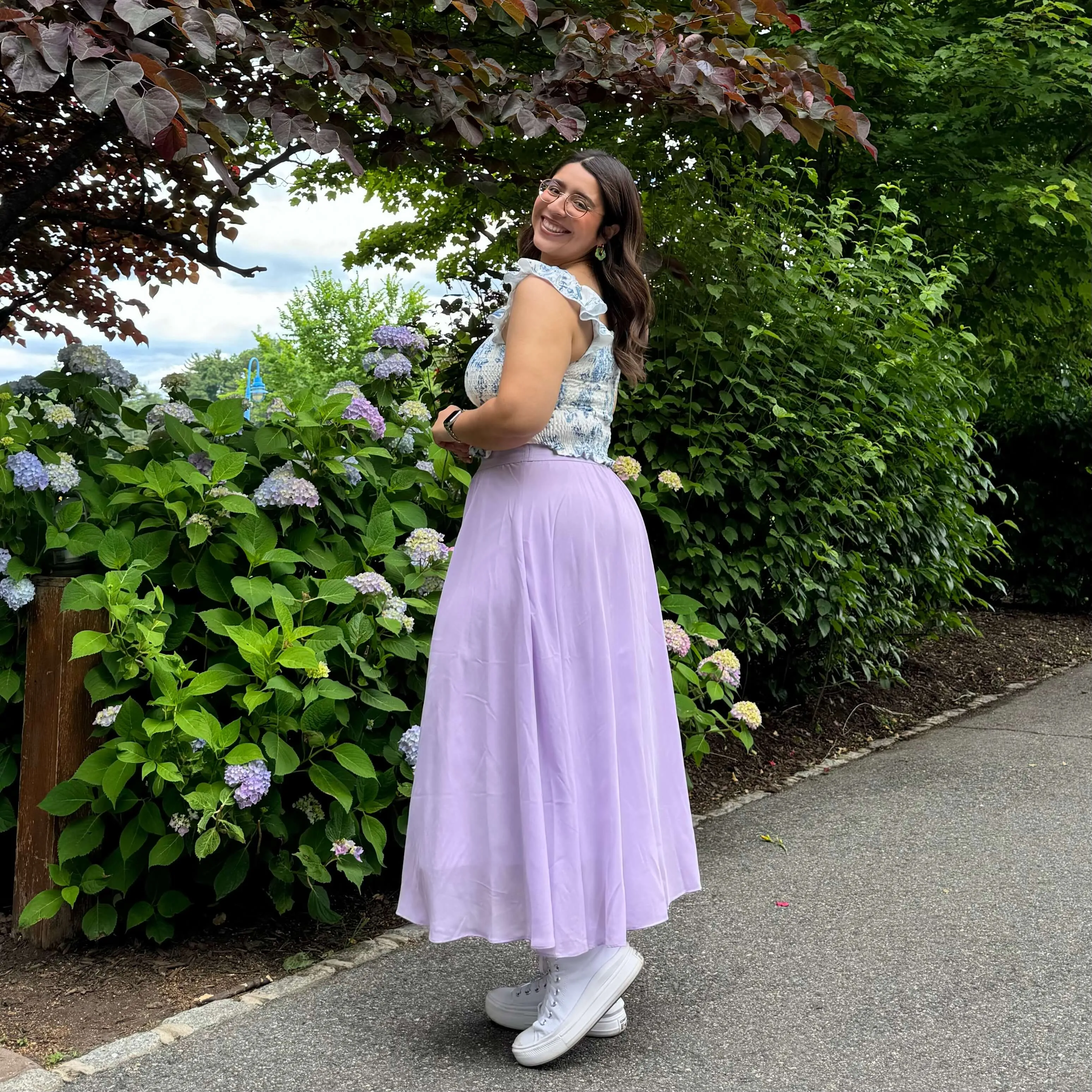 Chiffon Midi Skirt - Lavender *Clearance Sale* sold by Shiny by Nature product image thumbnail 5