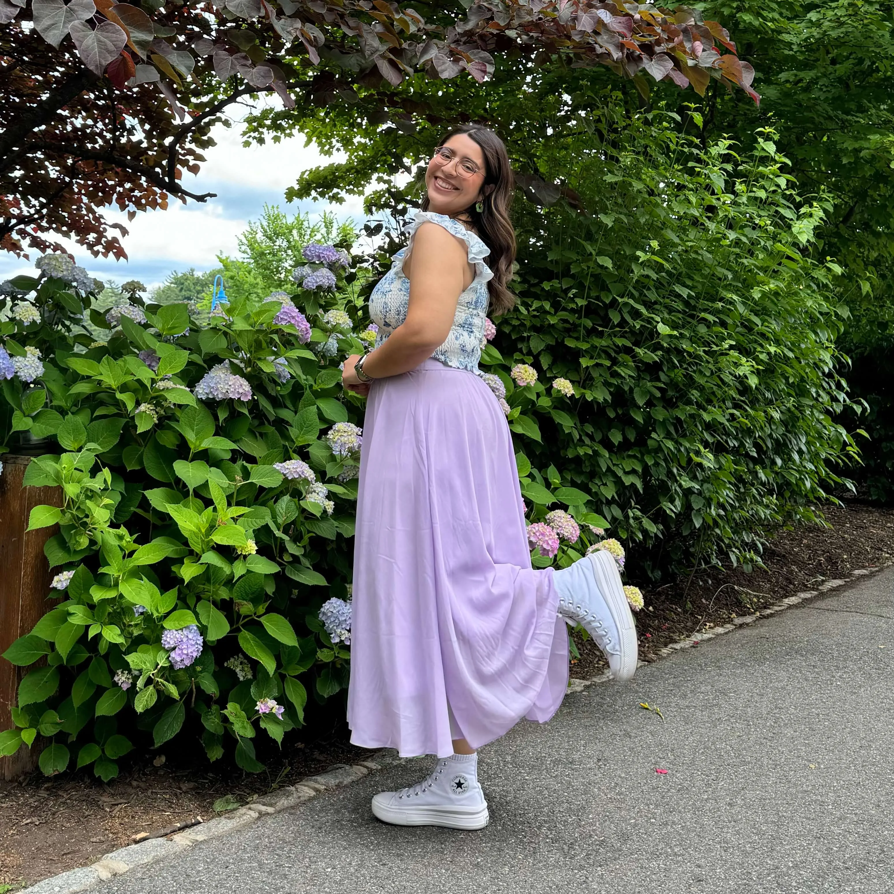 Chiffon Midi Skirt - Lavender *Clearance Sale* sold by Shiny by Nature product image thumbnail 4