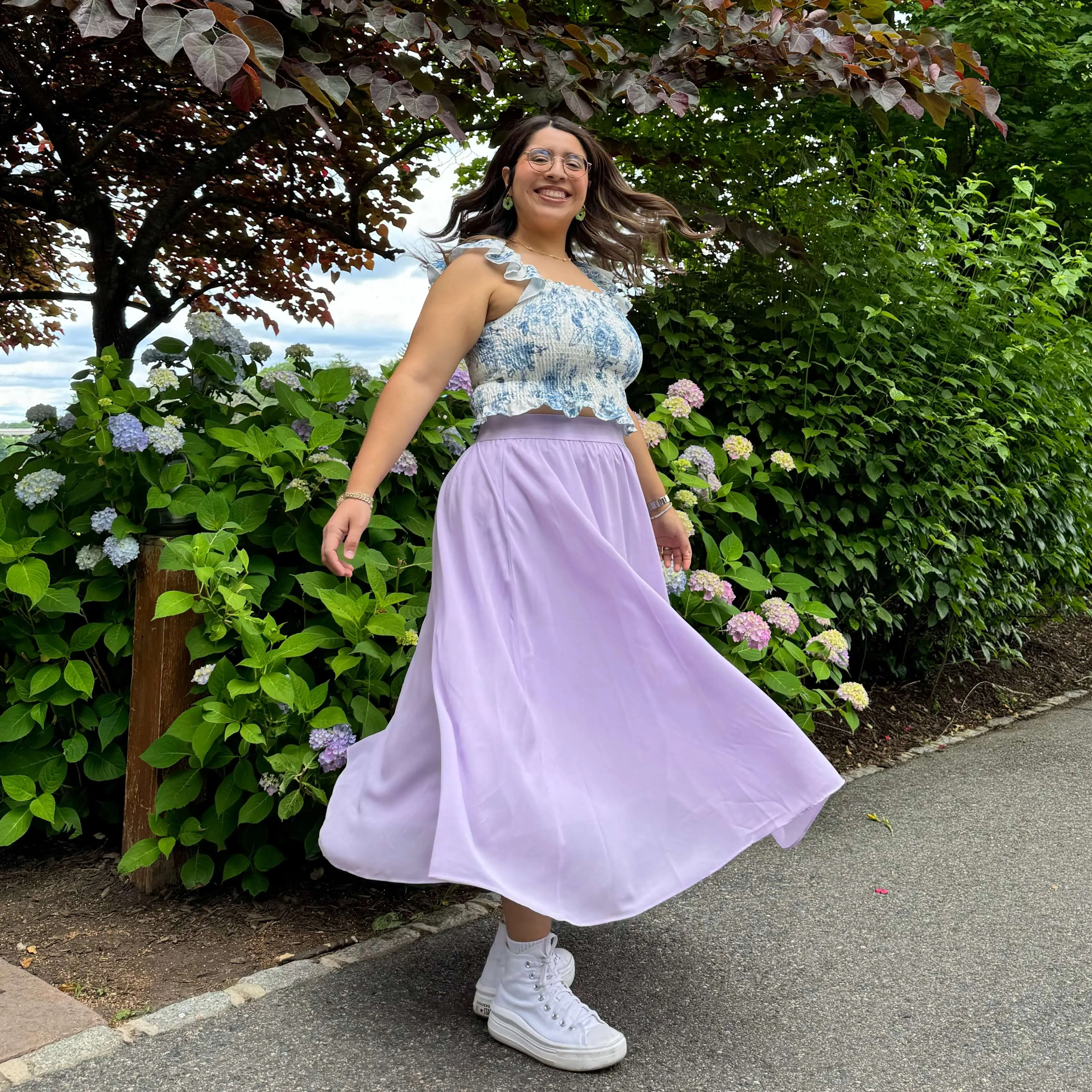 Chiffon Midi Skirt - Lavender *Clearance Sale* sold by Shiny by Nature product image thumbnail 3
