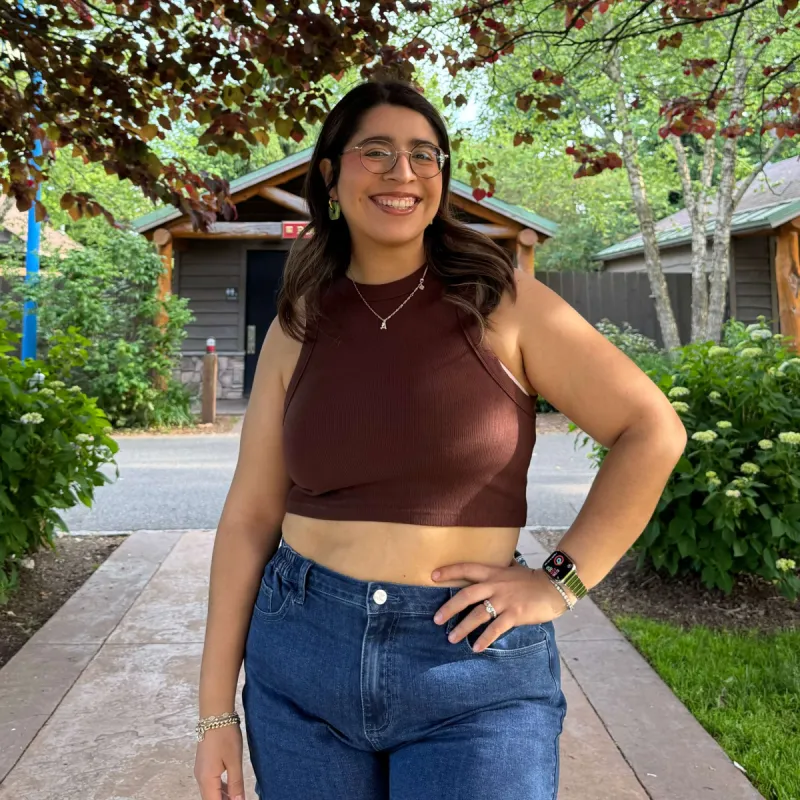 Cropped Tank Top - Acorn *Clearance Sale* sold by Shiny by Nature