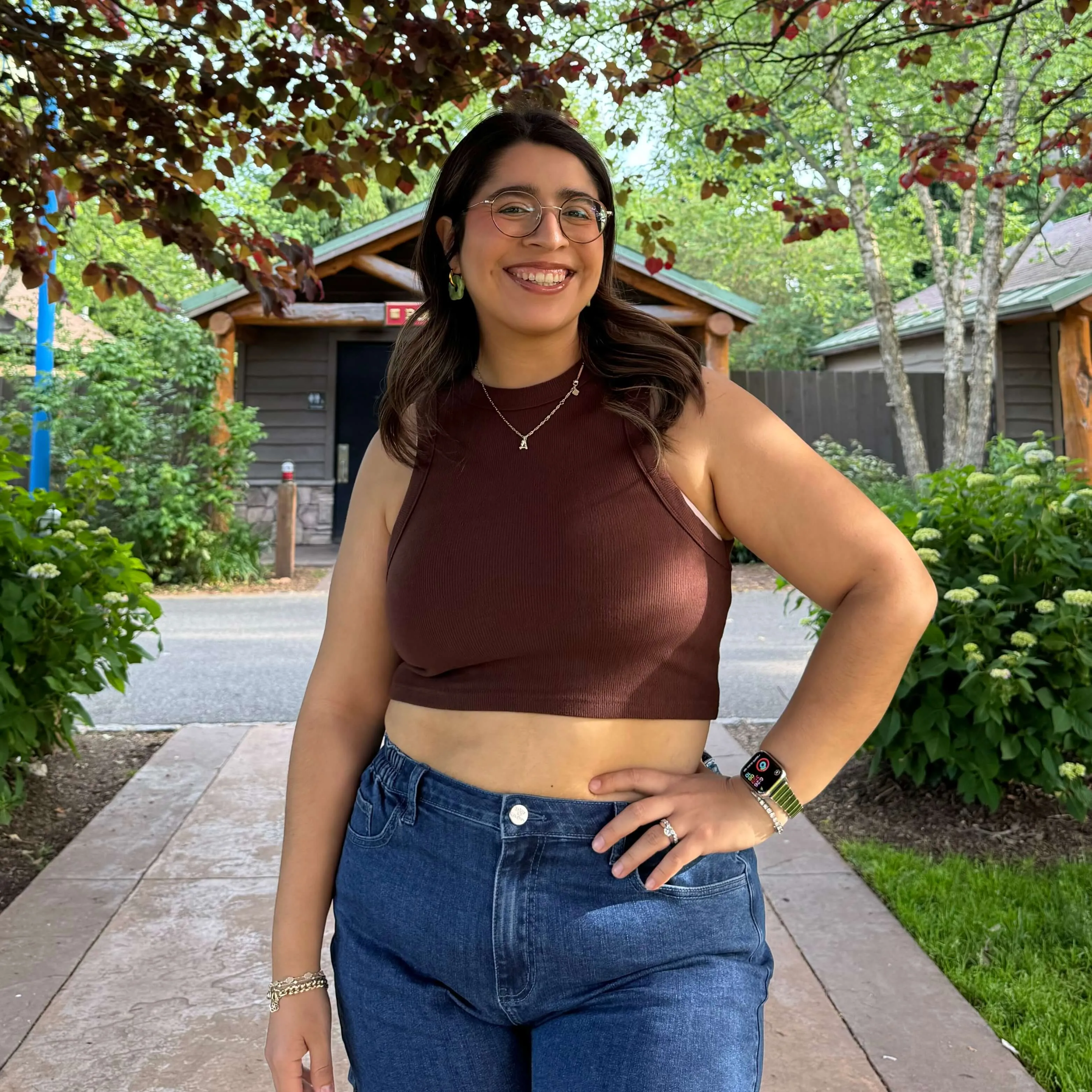 Cropped Tank Top - Acorn *Clearance Sale* sold by Shiny by Nature