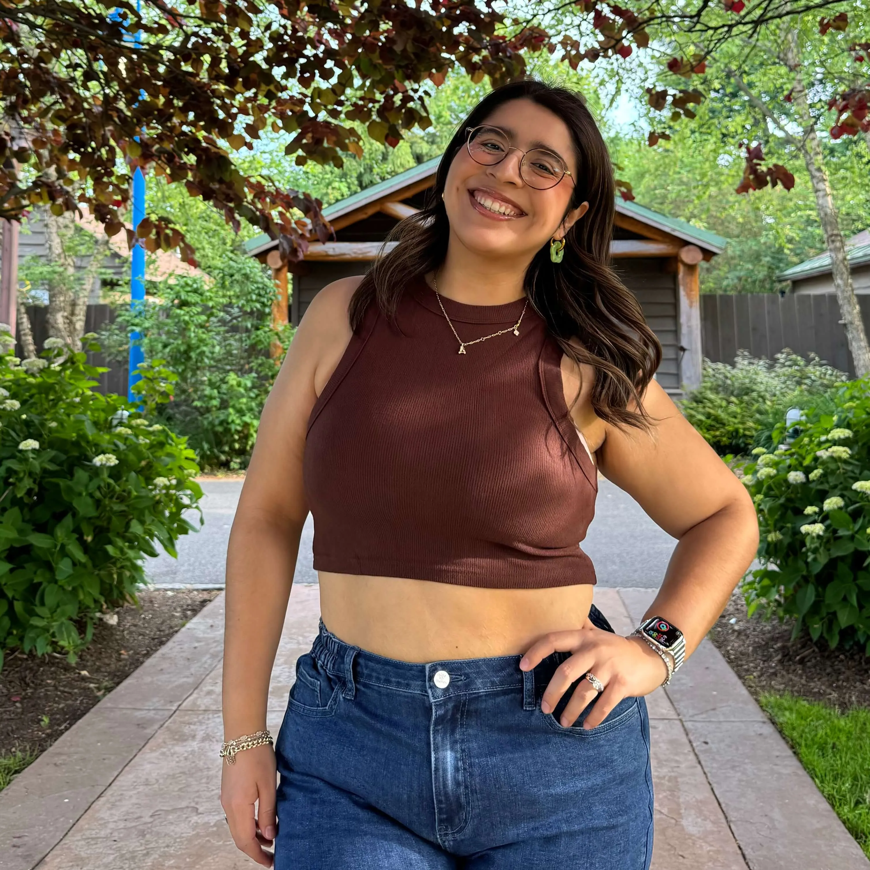 Cropped Tank Top - Acorn *Clearance Sale* sold by Shiny by Nature product image thumbnail 4