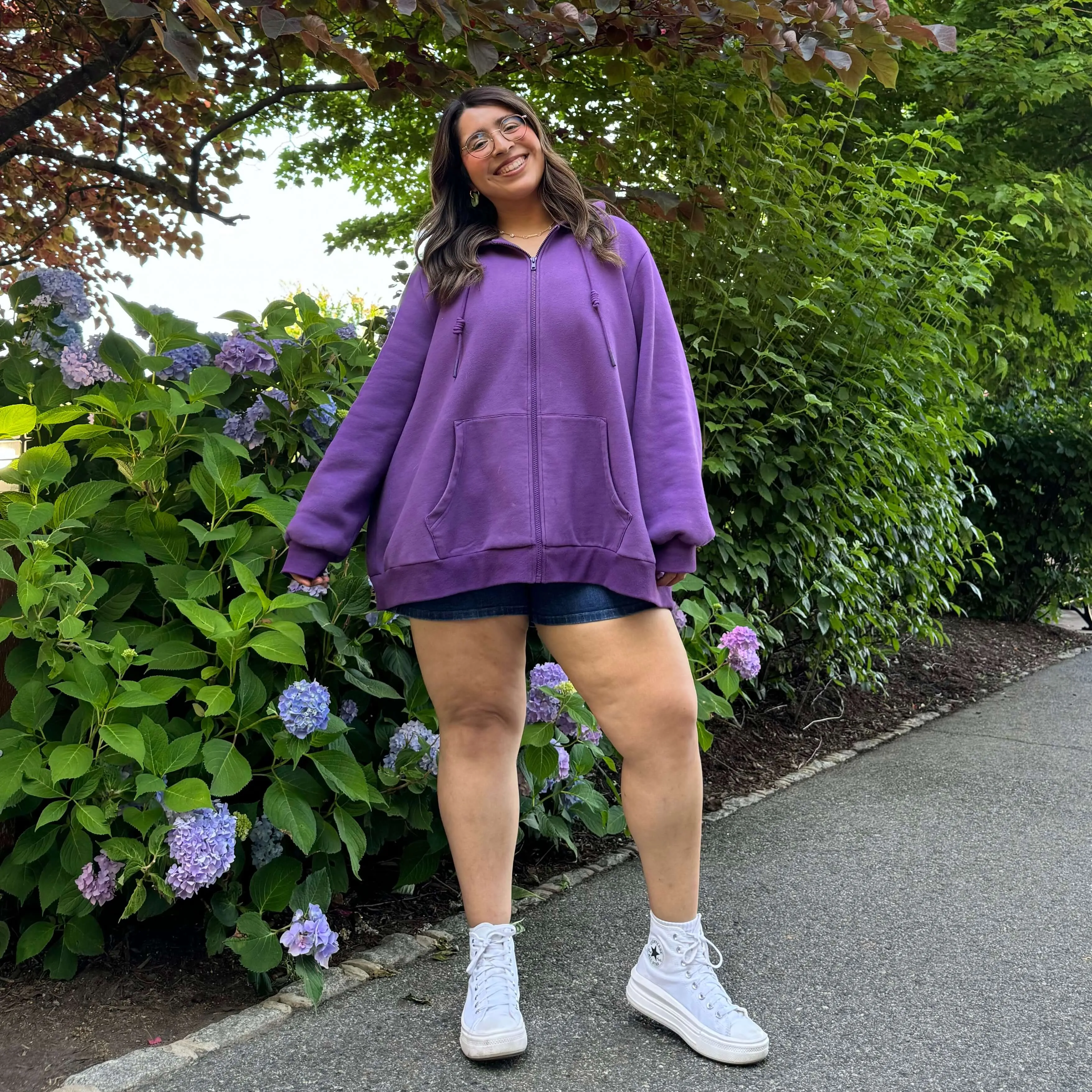 Zip-Up Hoodie - Purple Yam sold by Shiny by Nature product image thumbnail 5