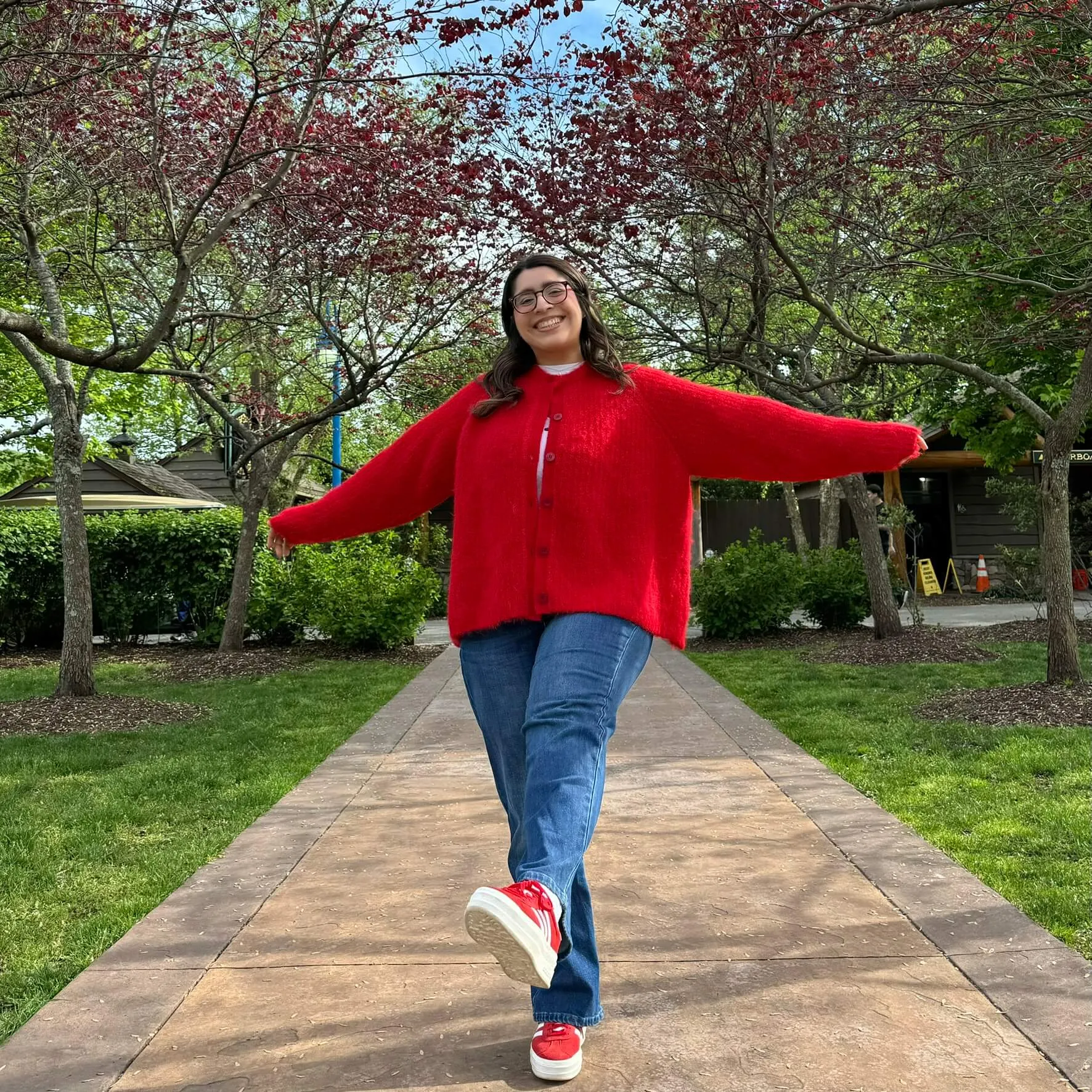 Perfect Day Cardigan - Red *Clearance Sale* sold by Shiny by Nature product image thumbnail 2