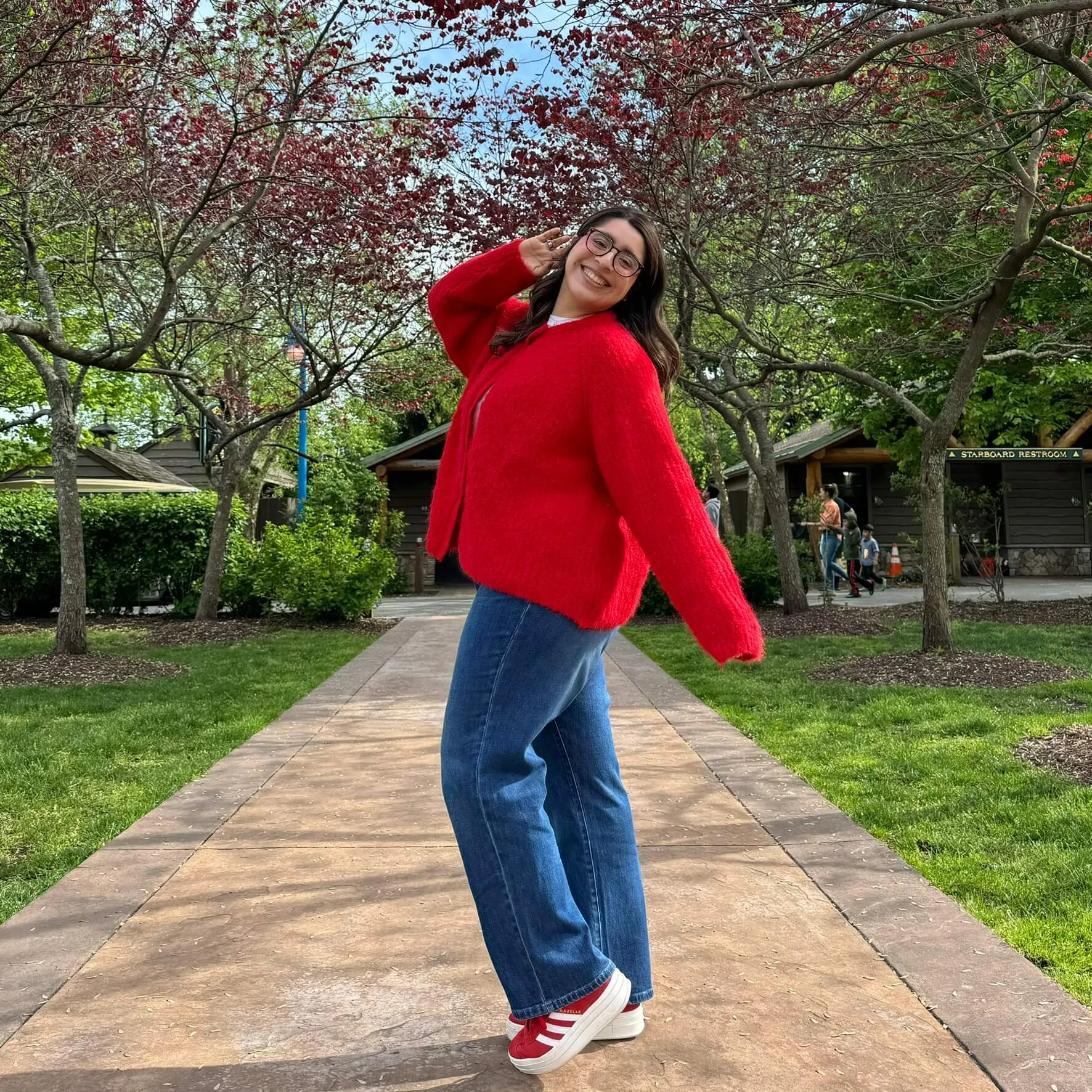 Perfect Day Cardigan - Red *Clearance Sale* sold by Shiny by Nature product image thumbnail 3