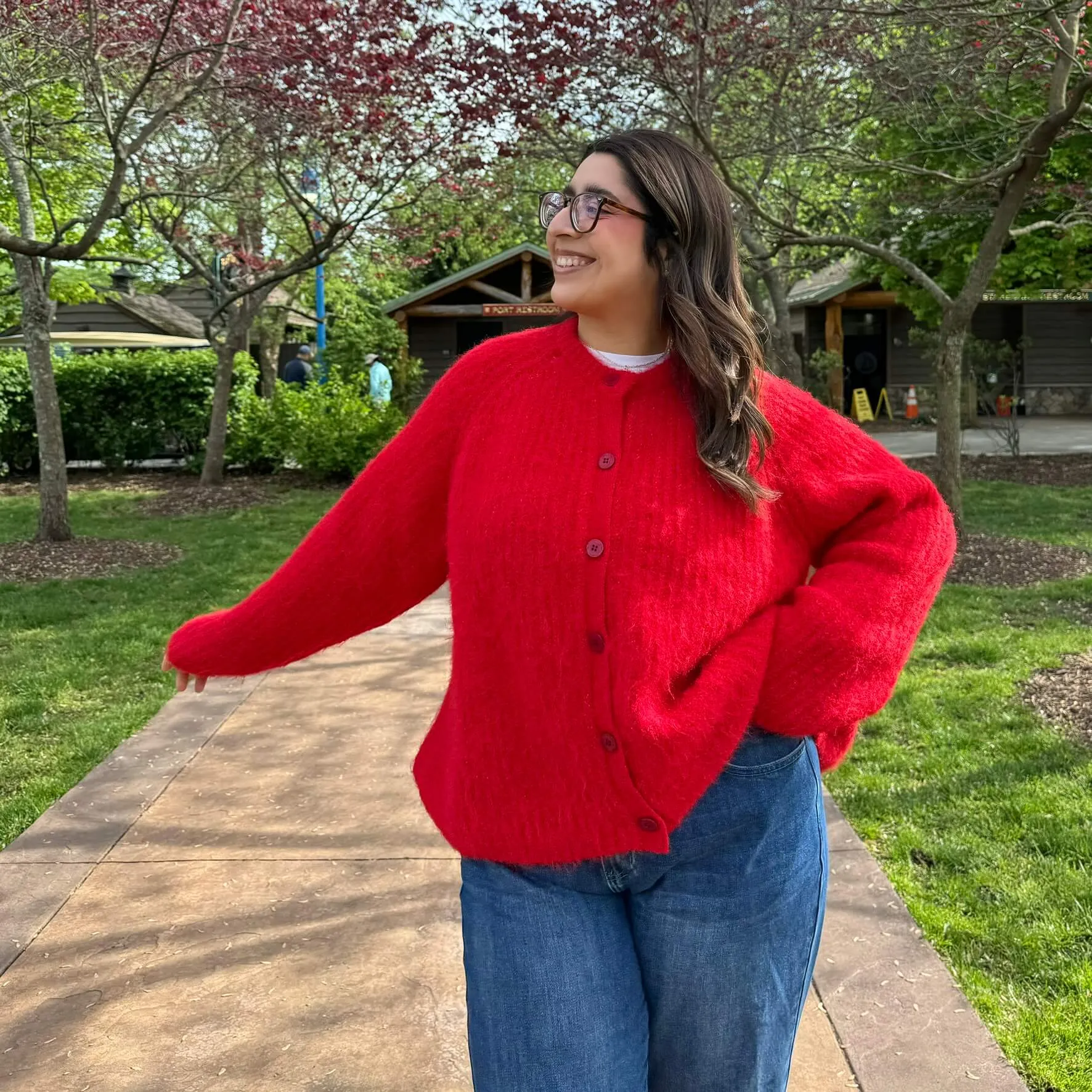 Perfect Day Cardigan - Red *Clearance Sale* sold by Shiny by Nature product image thumbnail 5