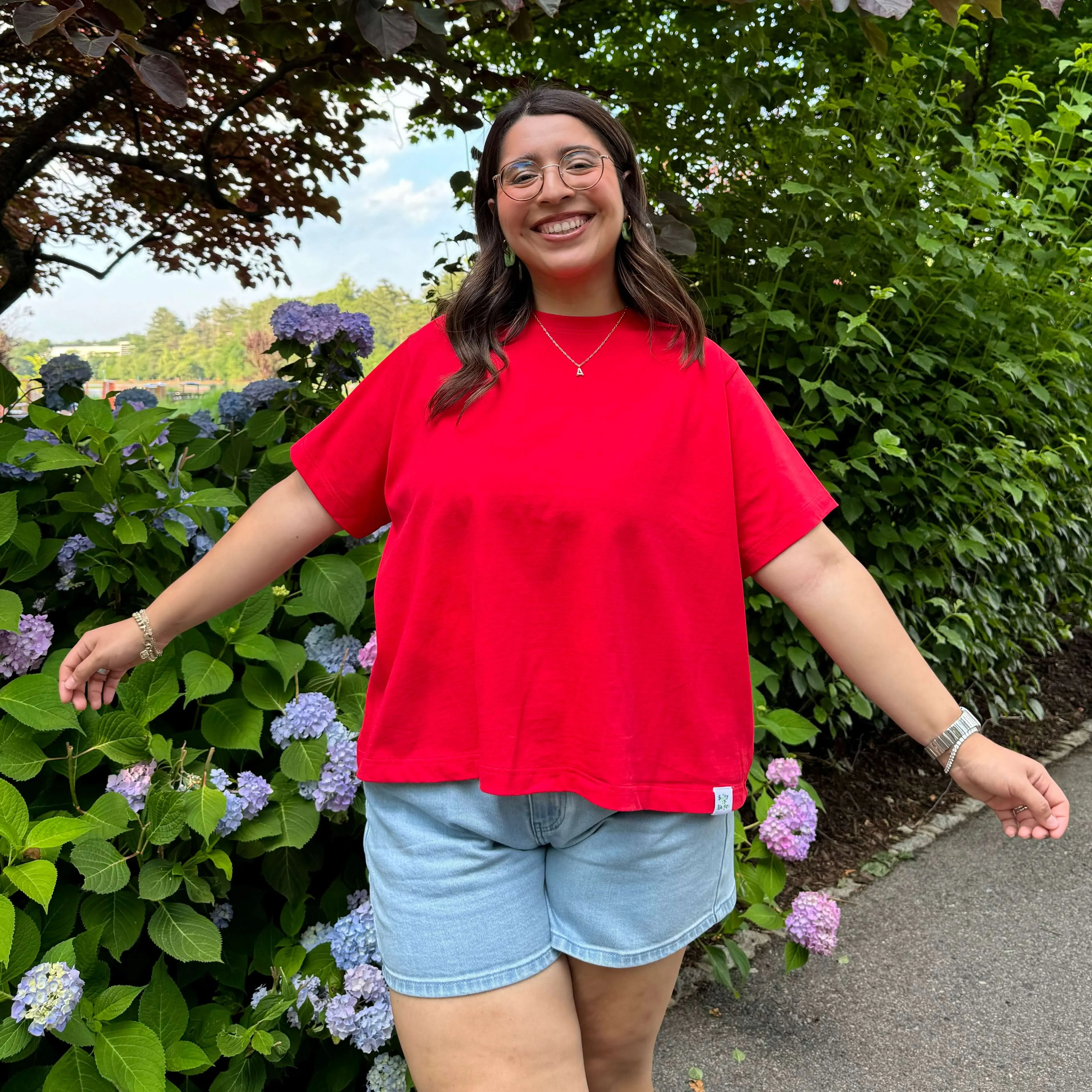 Suncatcher Tee - Tomato sold by Shiny by Nature product image thumbnail 2